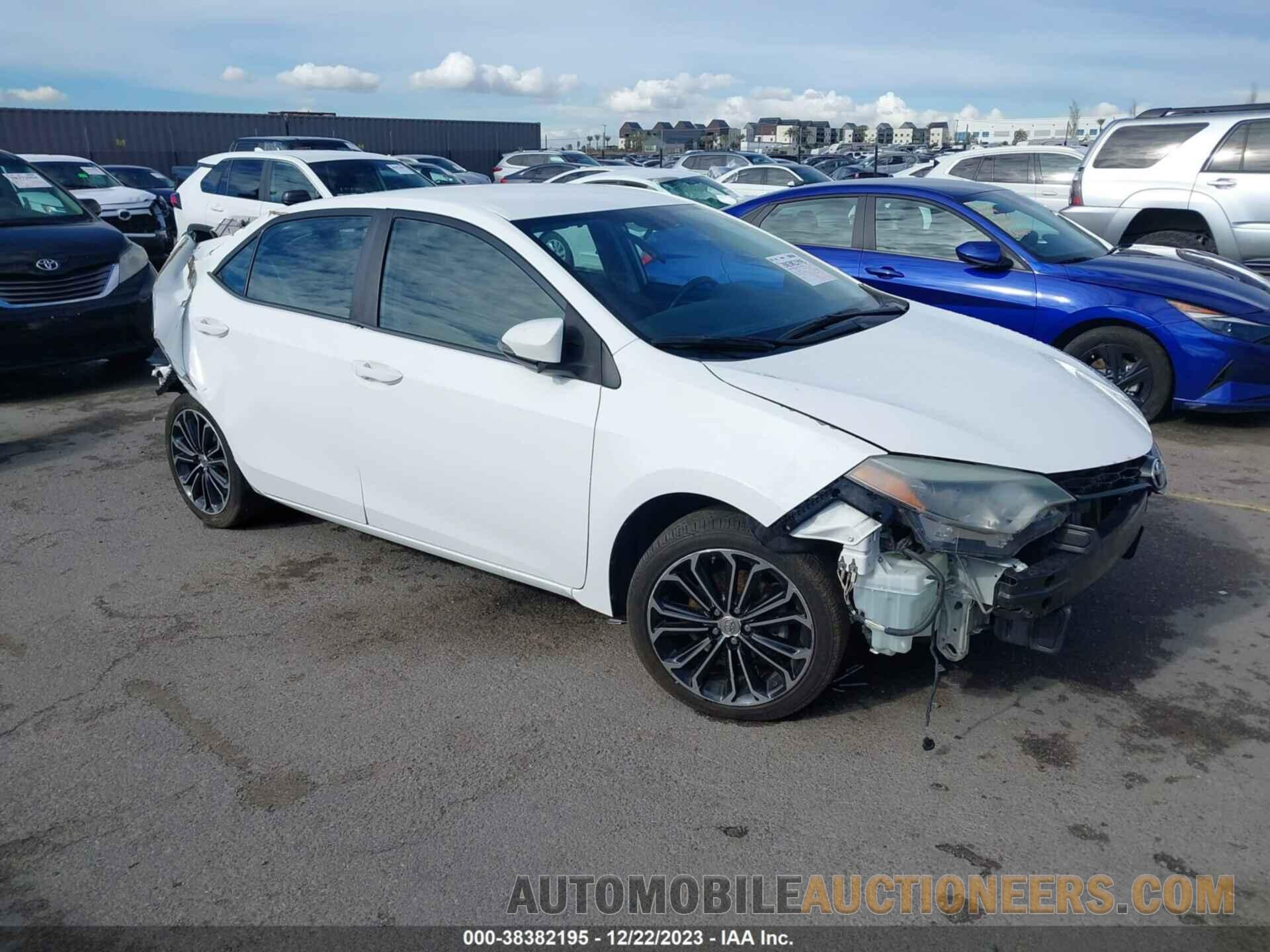 5YFBURHE7FP350158 TOYOTA COROLLA 2015