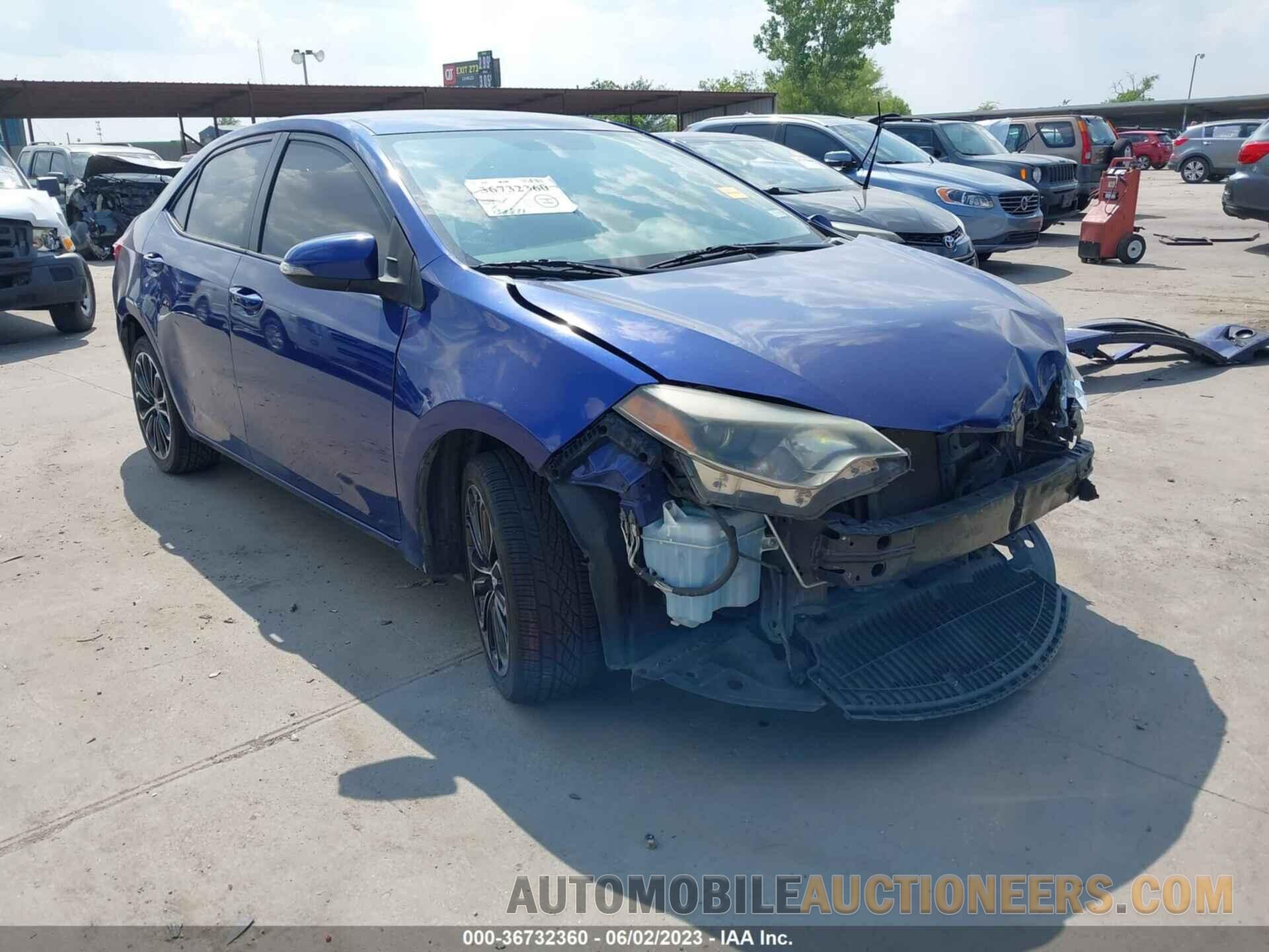 5YFBURHE7FP352962 TOYOTA COROLLA 2015