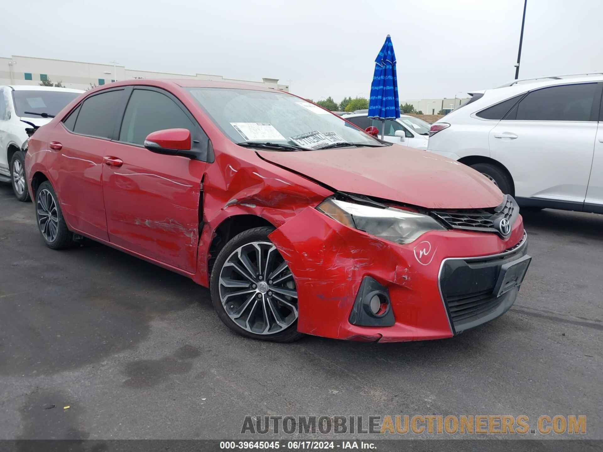 5YFBURHE7FP357921 TOYOTA COROLLA 2015