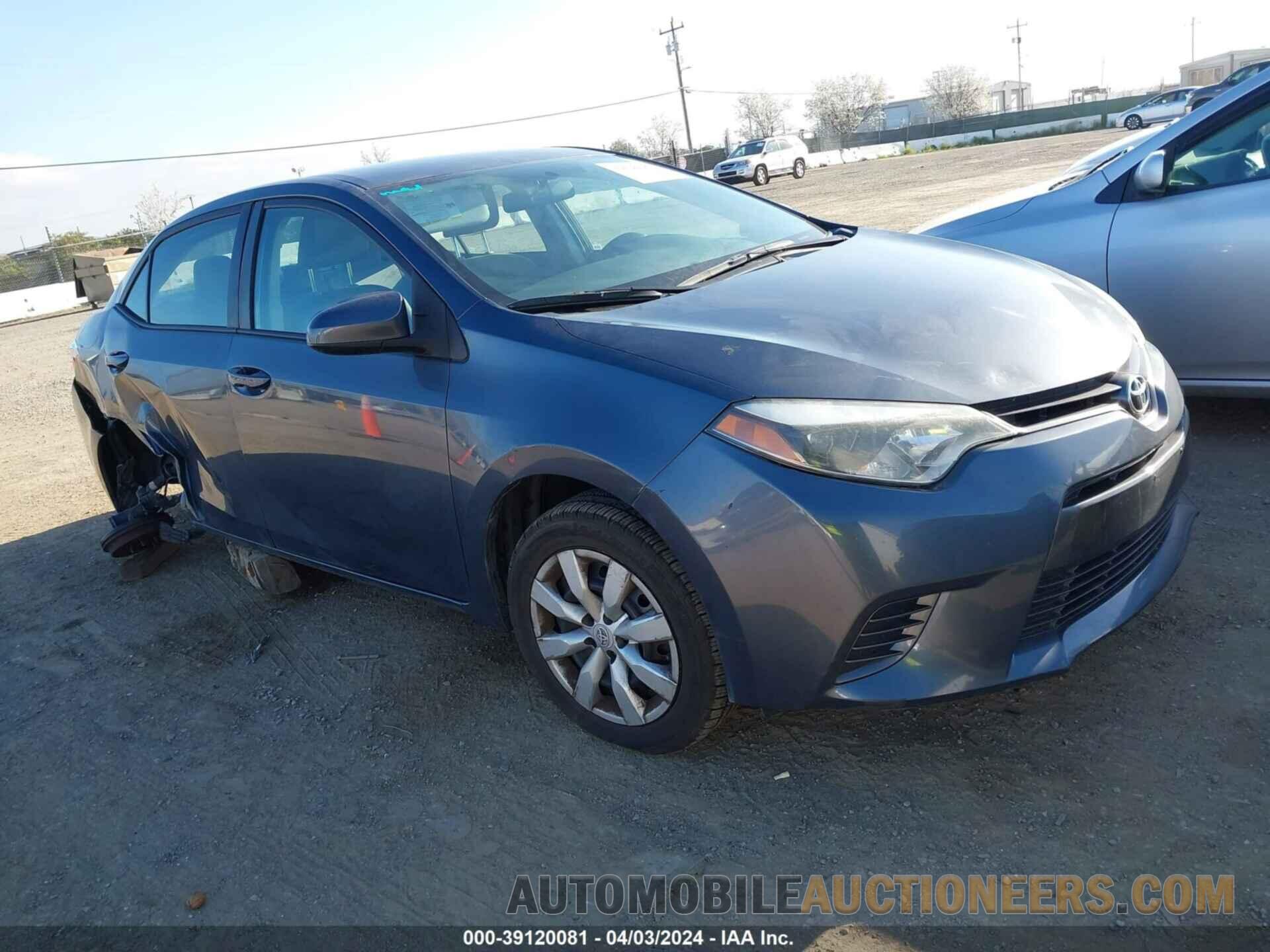 5YFBURHE7FP361564 TOYOTA COROLLA 2015