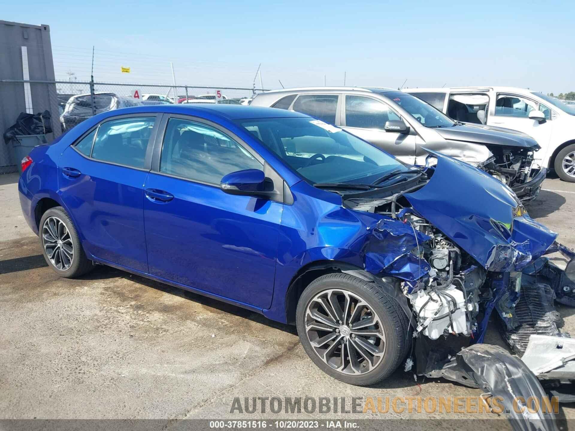 5YFBURHE7FP364321 TOYOTA COROLLA 2015