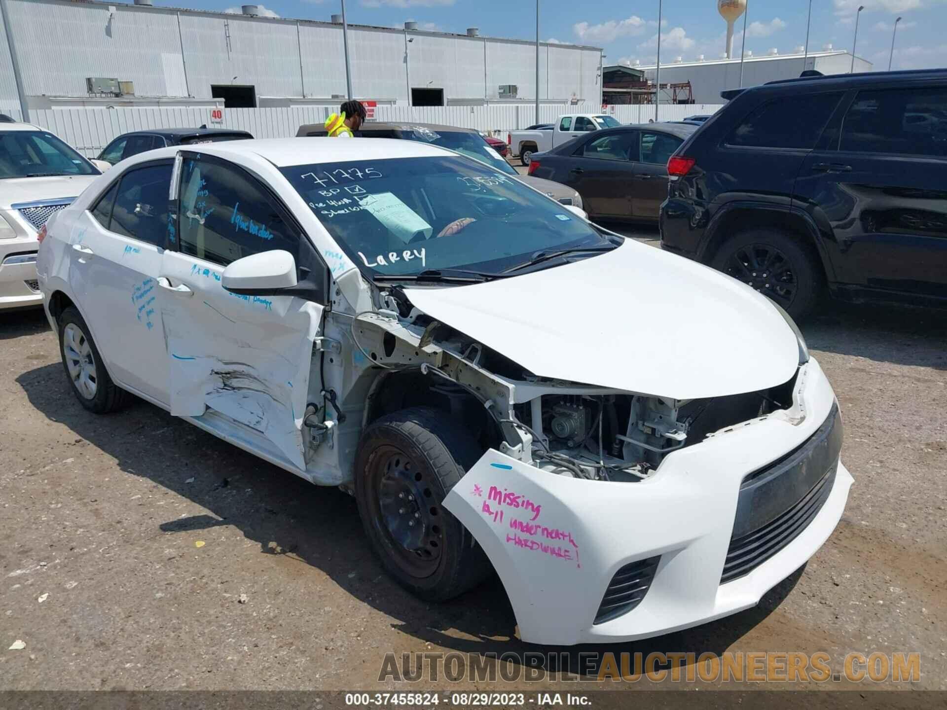 5YFBURHE7GP373506 TOYOTA COROLLA 2016