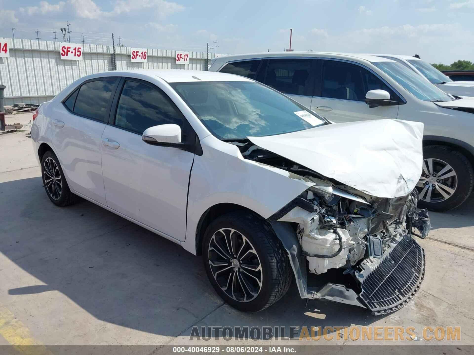 5YFBURHE7GP383730 TOYOTA COROLLA 2016