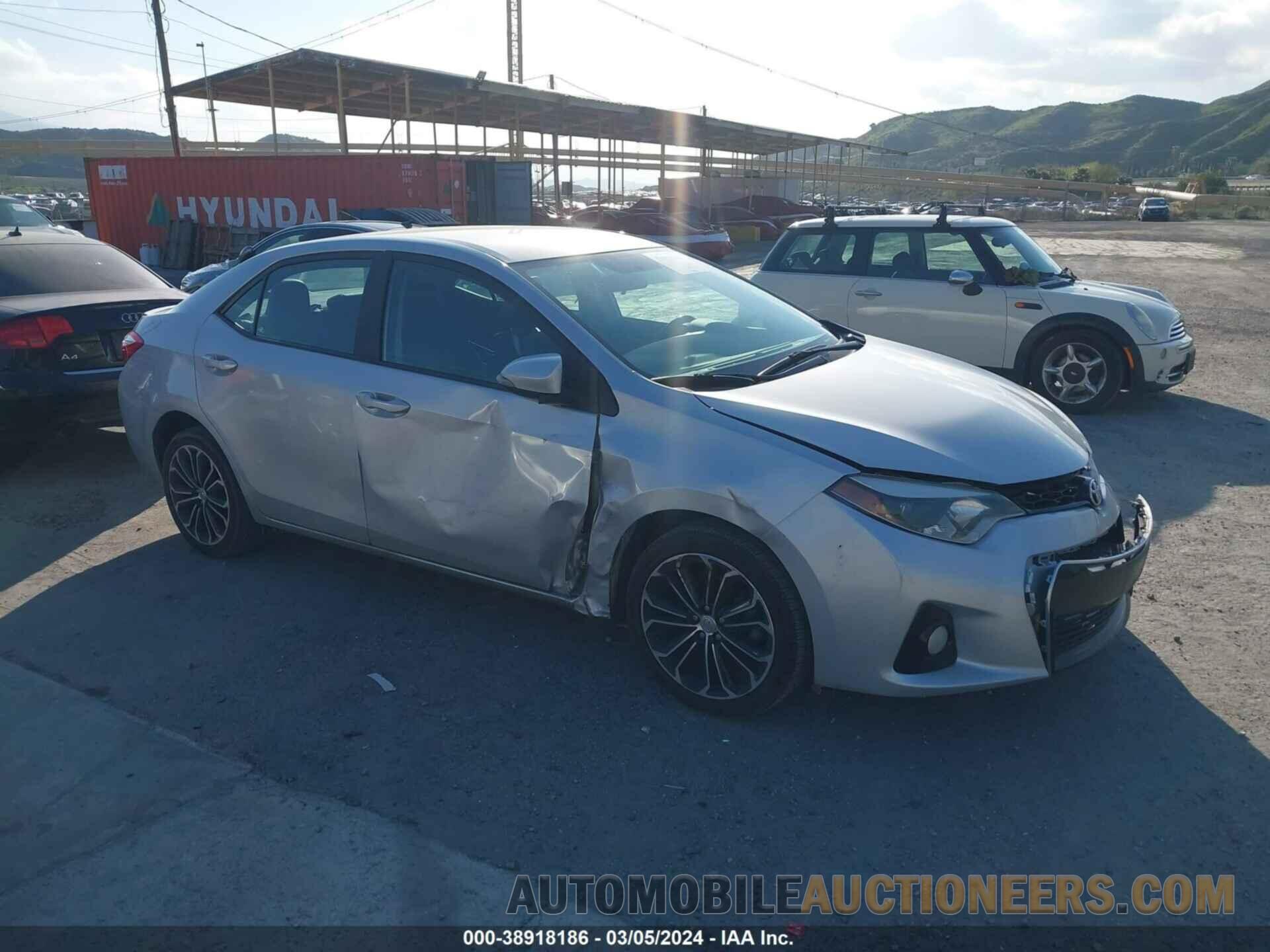 5YFBURHE7GP390662 TOYOTA COROLLA 2016