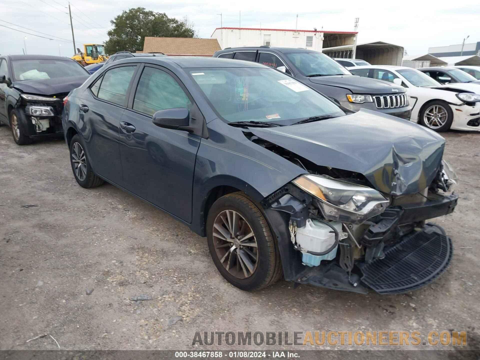 5YFBURHE7GP397479 TOYOTA COROLLA 2016