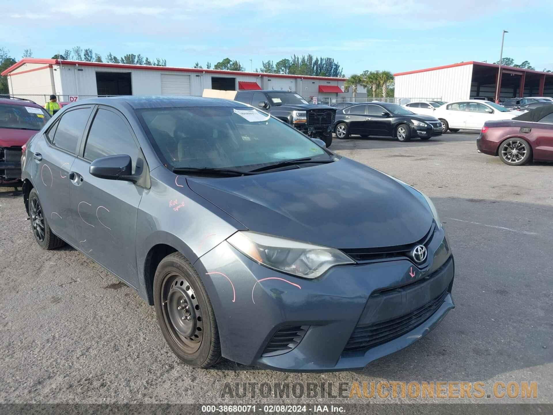 5YFBURHE7GP428620 TOYOTA COROLLA 2016