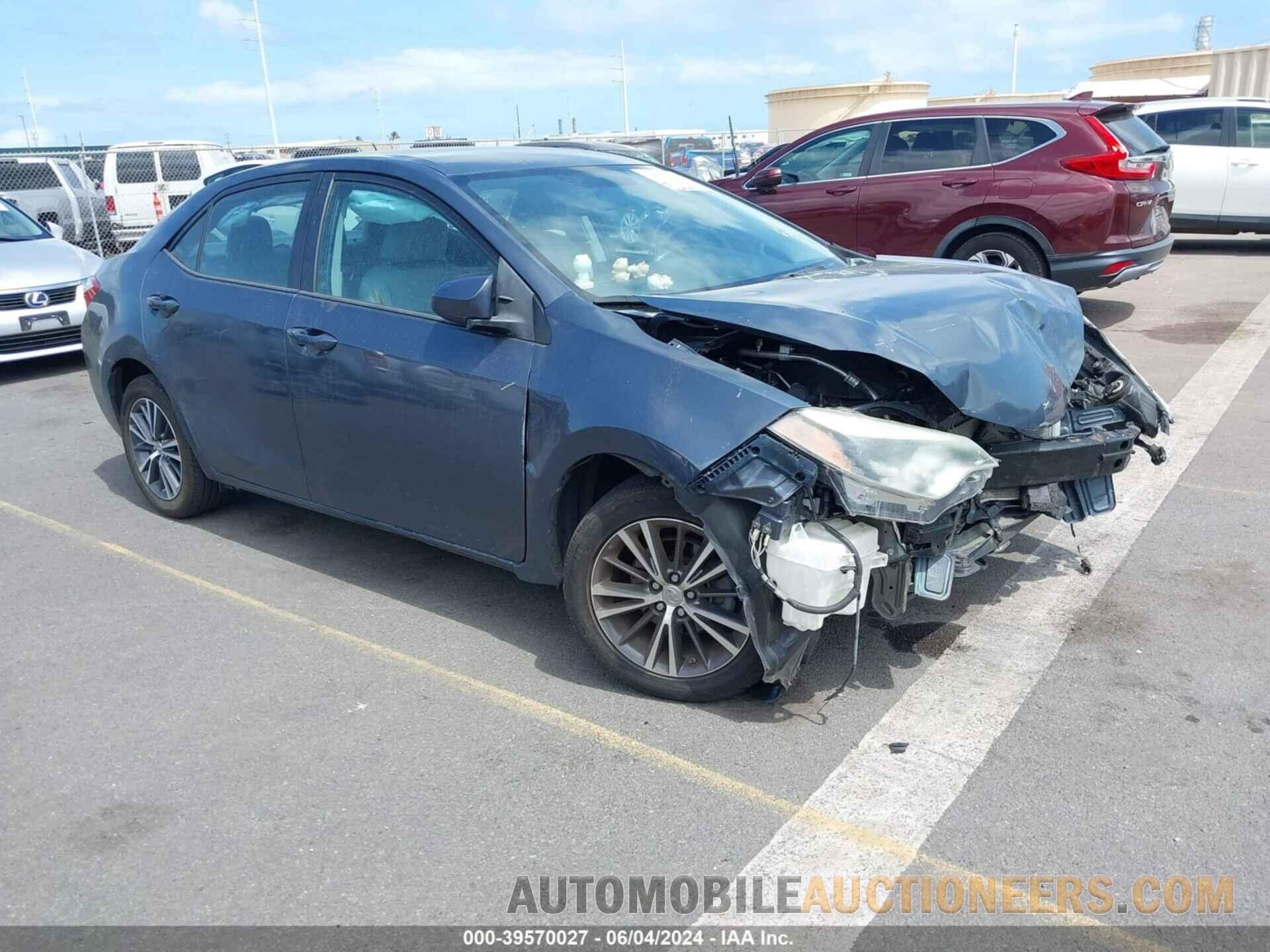 5YFBURHE7GP447457 TOYOTA COROLLA 2016