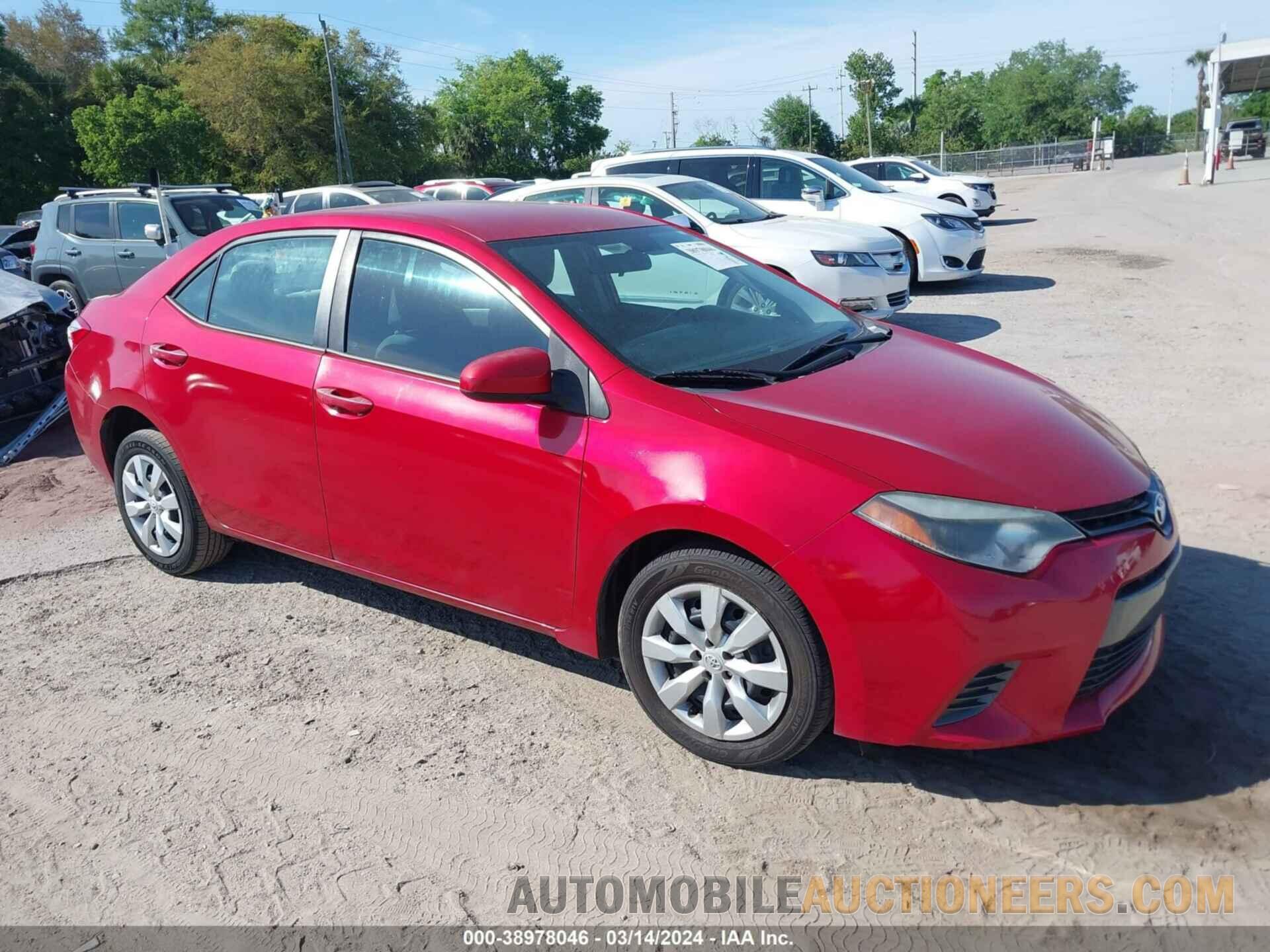 5YFBURHE7GP483603 TOYOTA COROLLA 2016