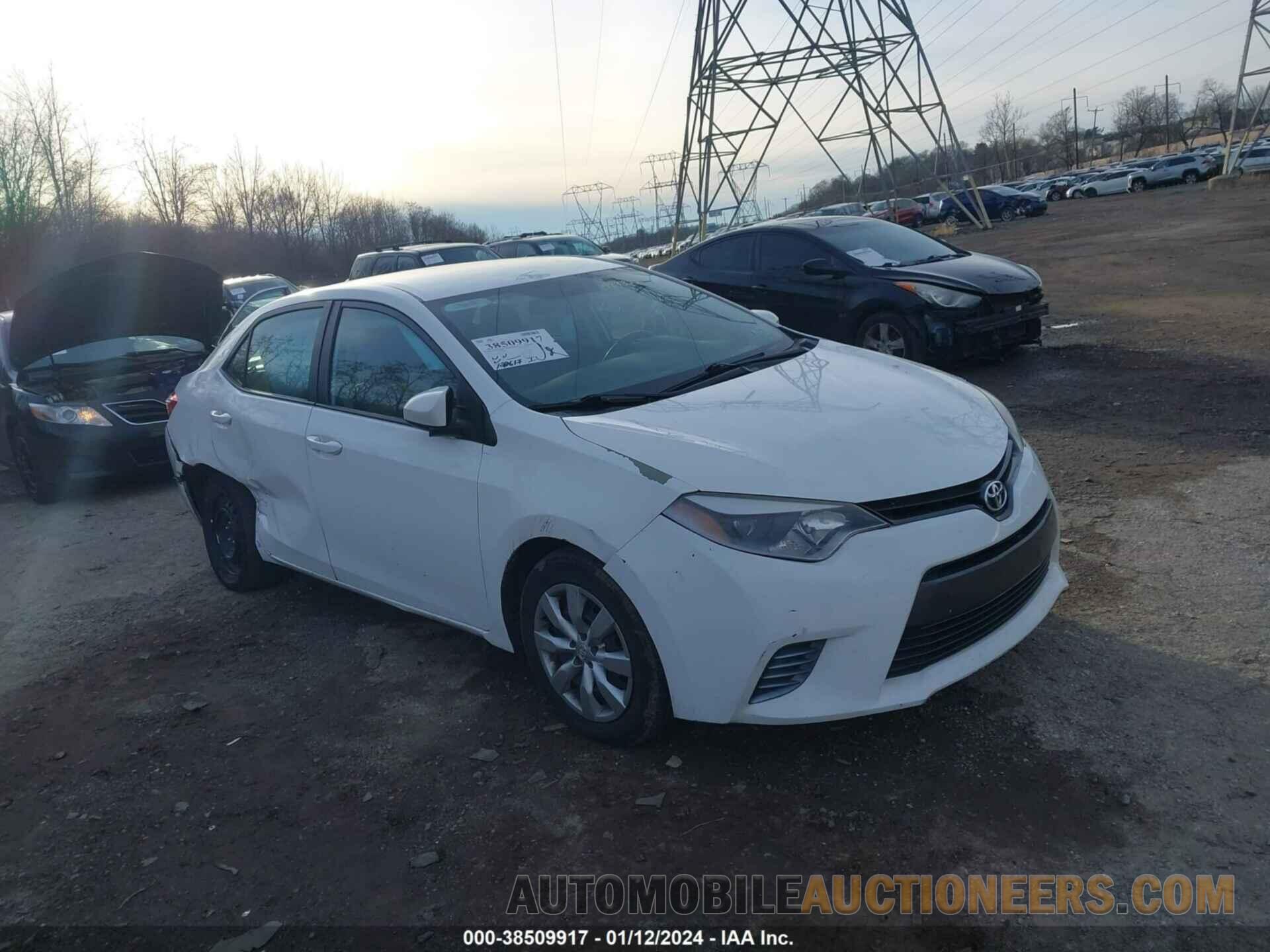 5YFBURHE7GP489322 TOYOTA COROLLA 2016