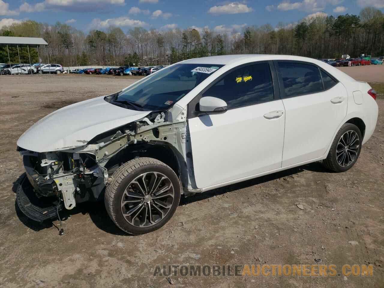 5YFBURHE7GP498828 TOYOTA COROLLA 2016