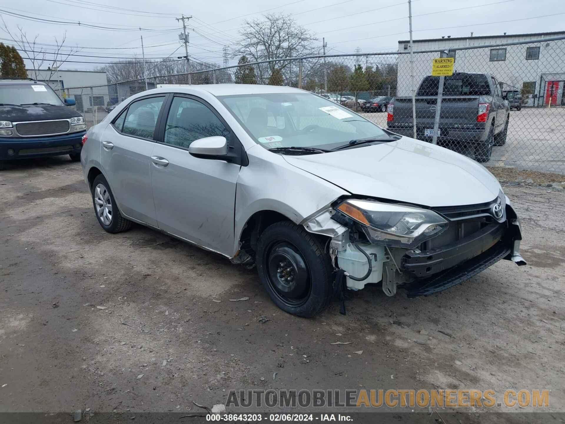 5YFBURHE7GP526059 TOYOTA COROLLA 2016