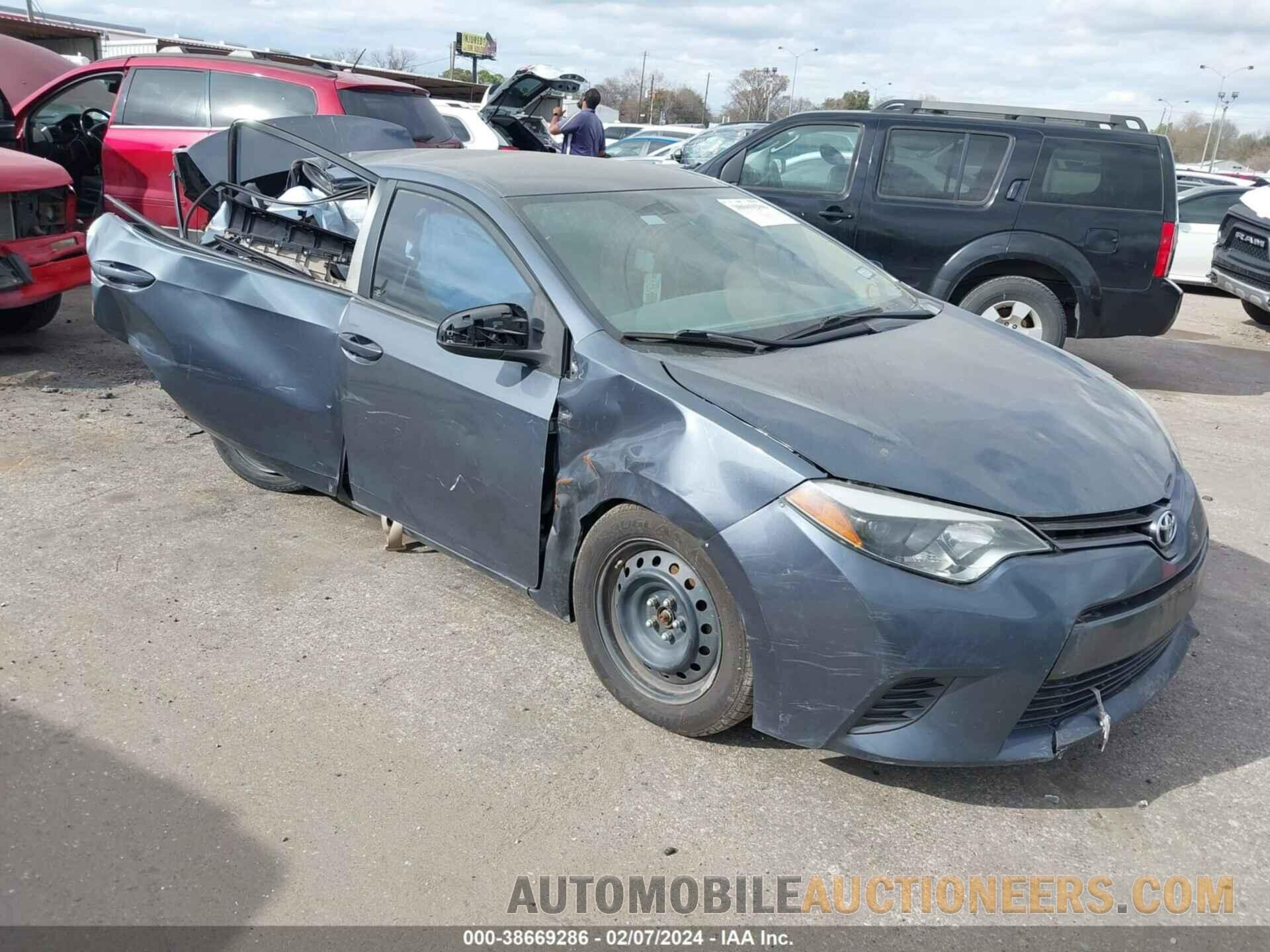 5YFBURHE7GP542035 TOYOTA COROLLA 2016