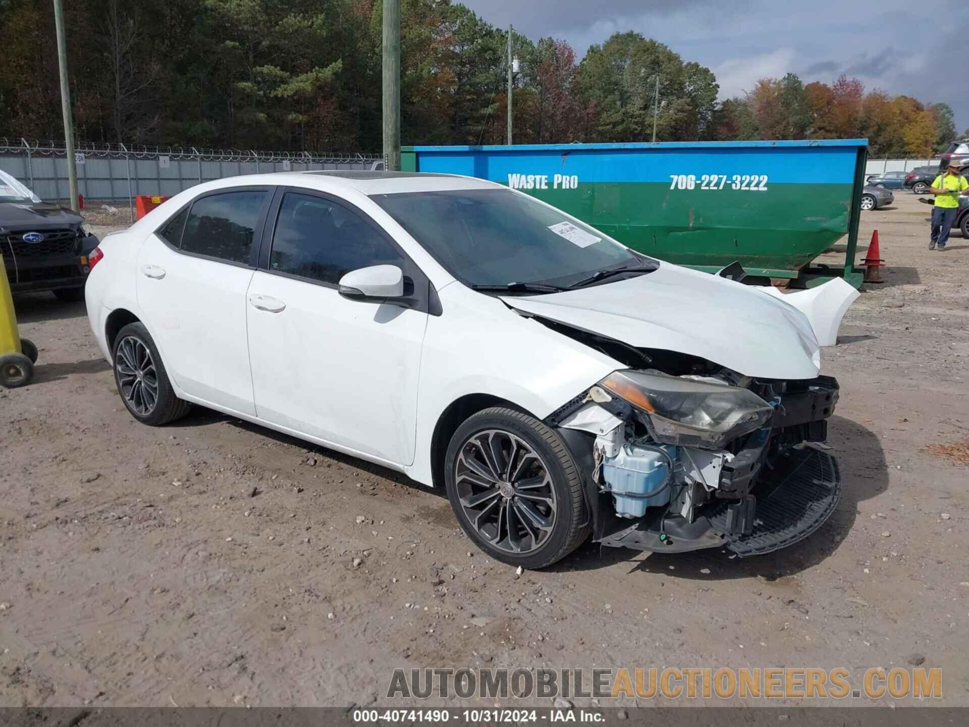 5YFBURHE7GP552922 TOYOTA COROLLA 2016