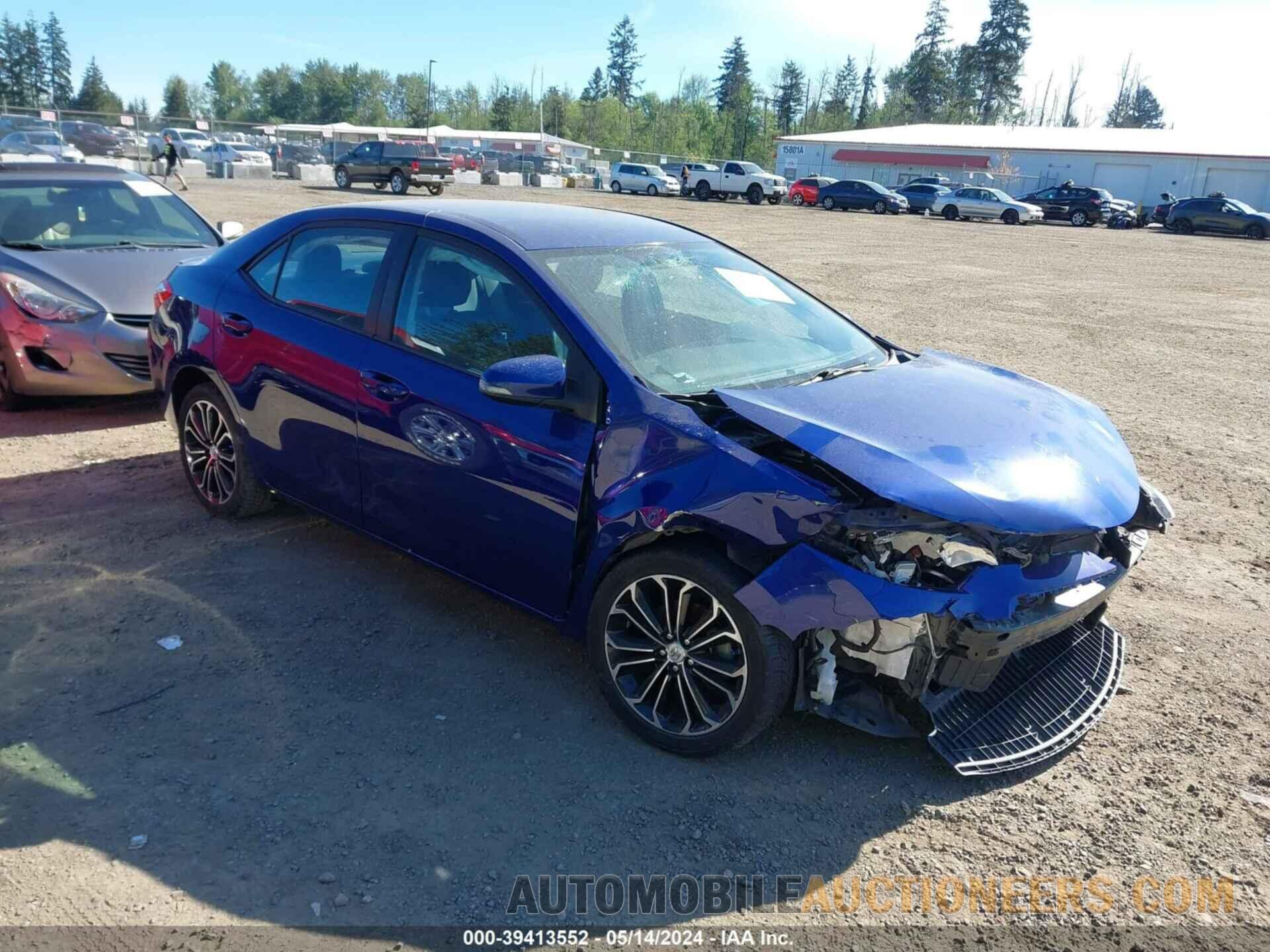 5YFBURHE8FP189884 TOYOTA COROLLA 2015