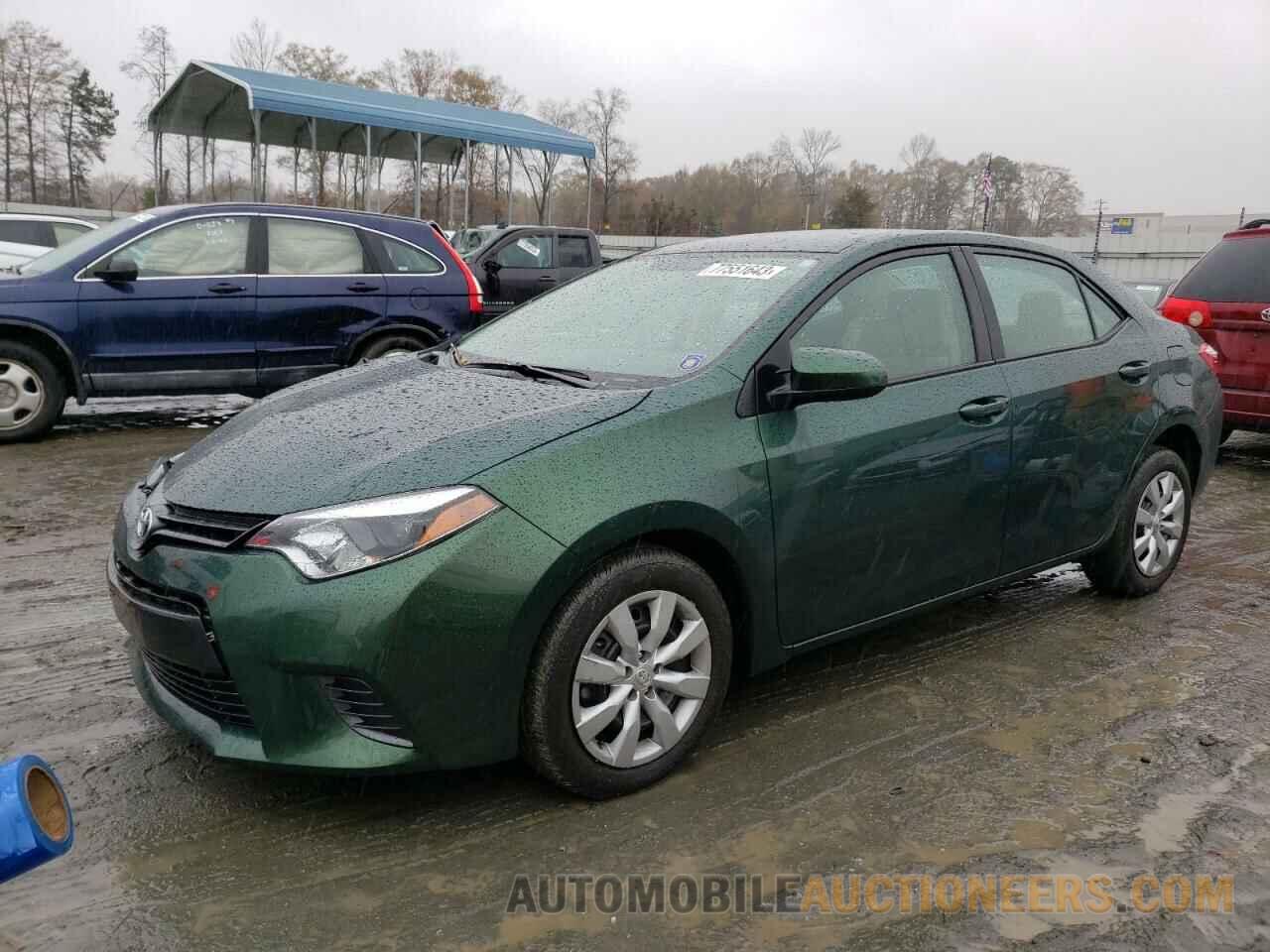 5YFBURHE8FP214282 TOYOTA COROLLA 2015