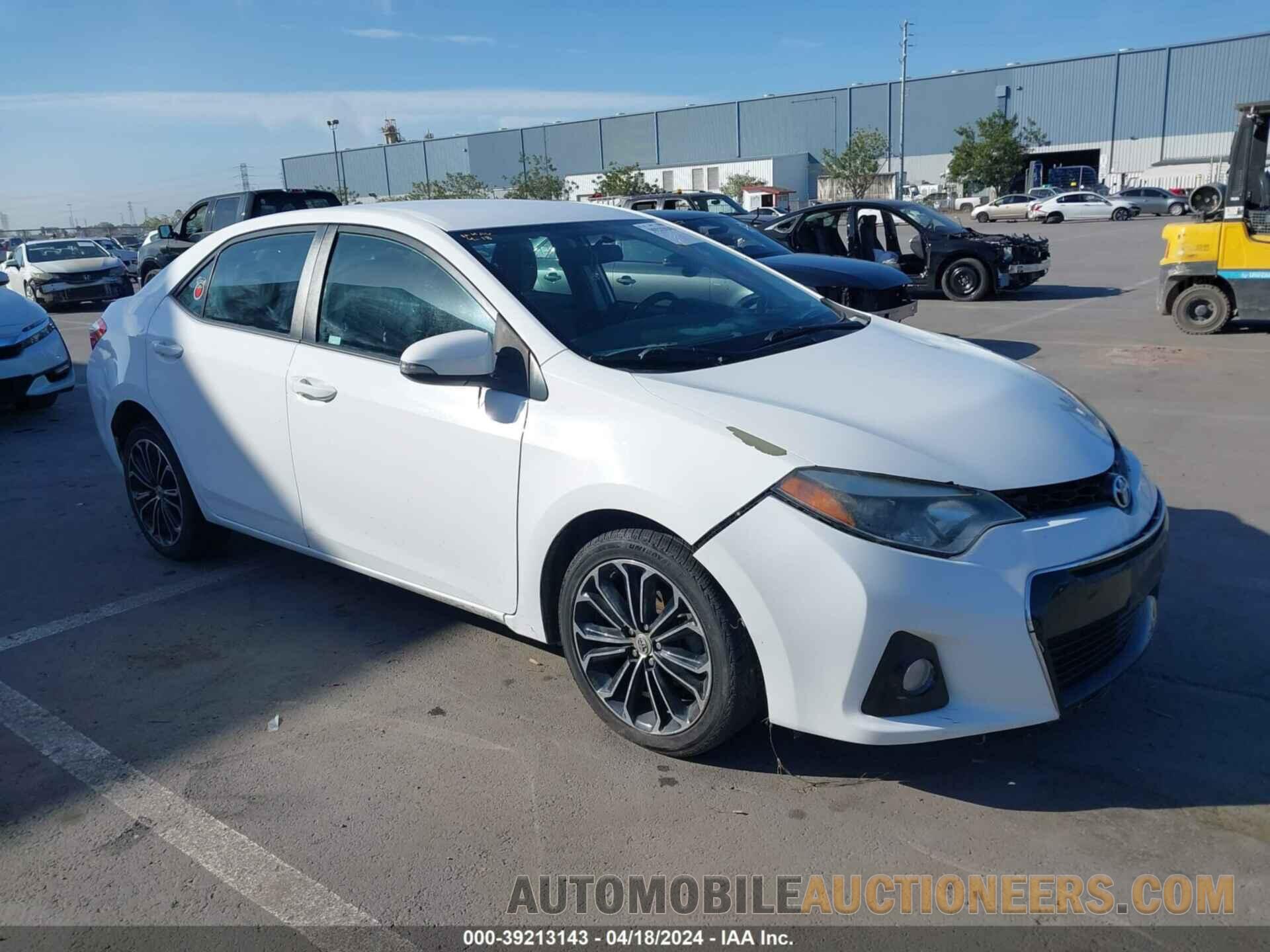 5YFBURHE8FP227839 TOYOTA COROLLA 2015