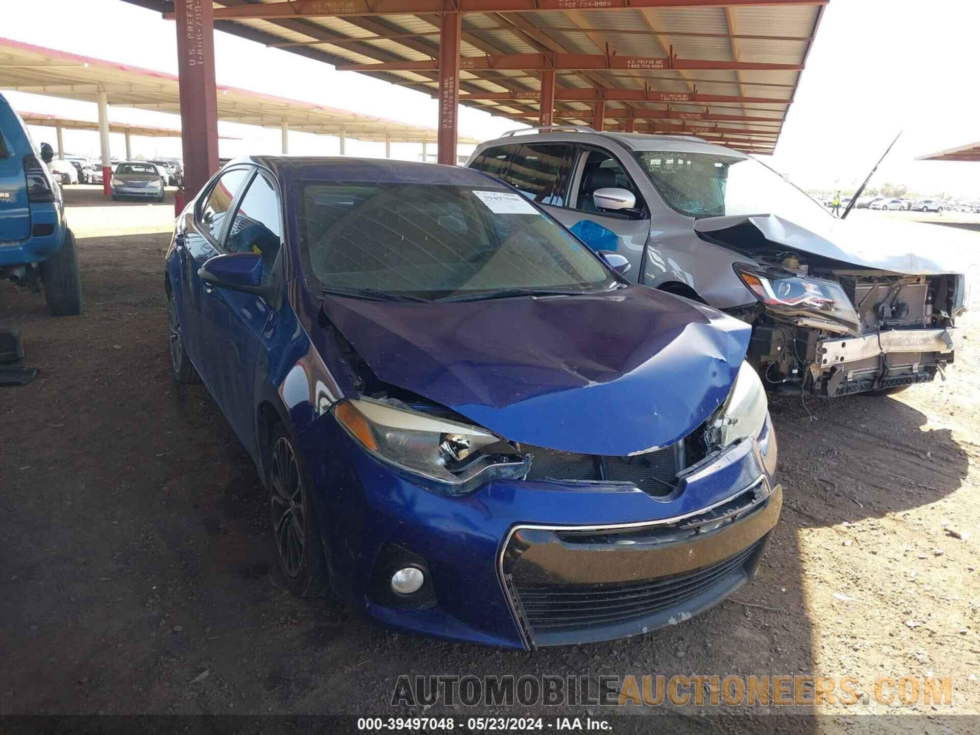 5YFBURHE8FP251641 TOYOTA COROLLA 2015