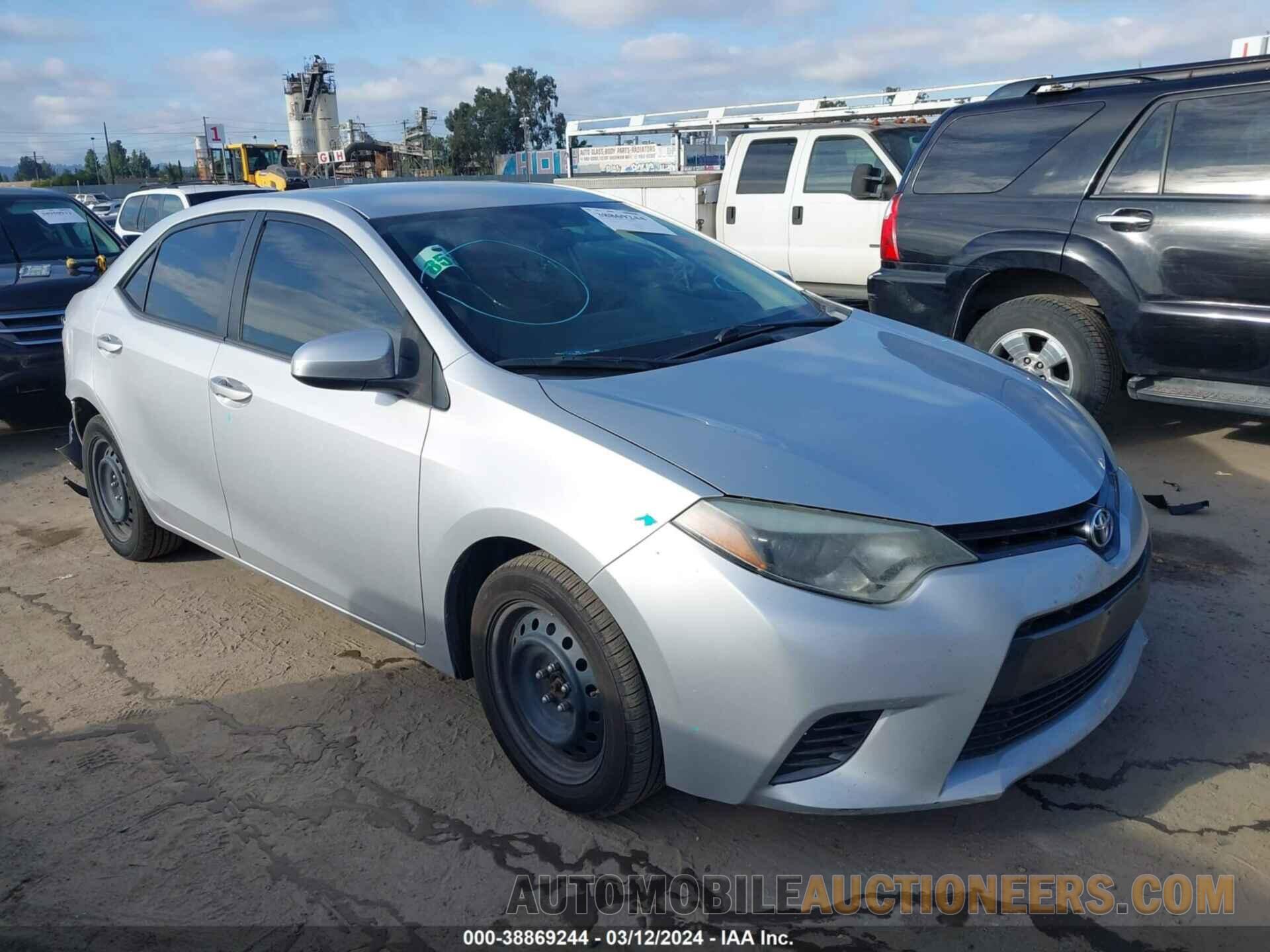 5YFBURHE8FP266589 TOYOTA COROLLA 2015