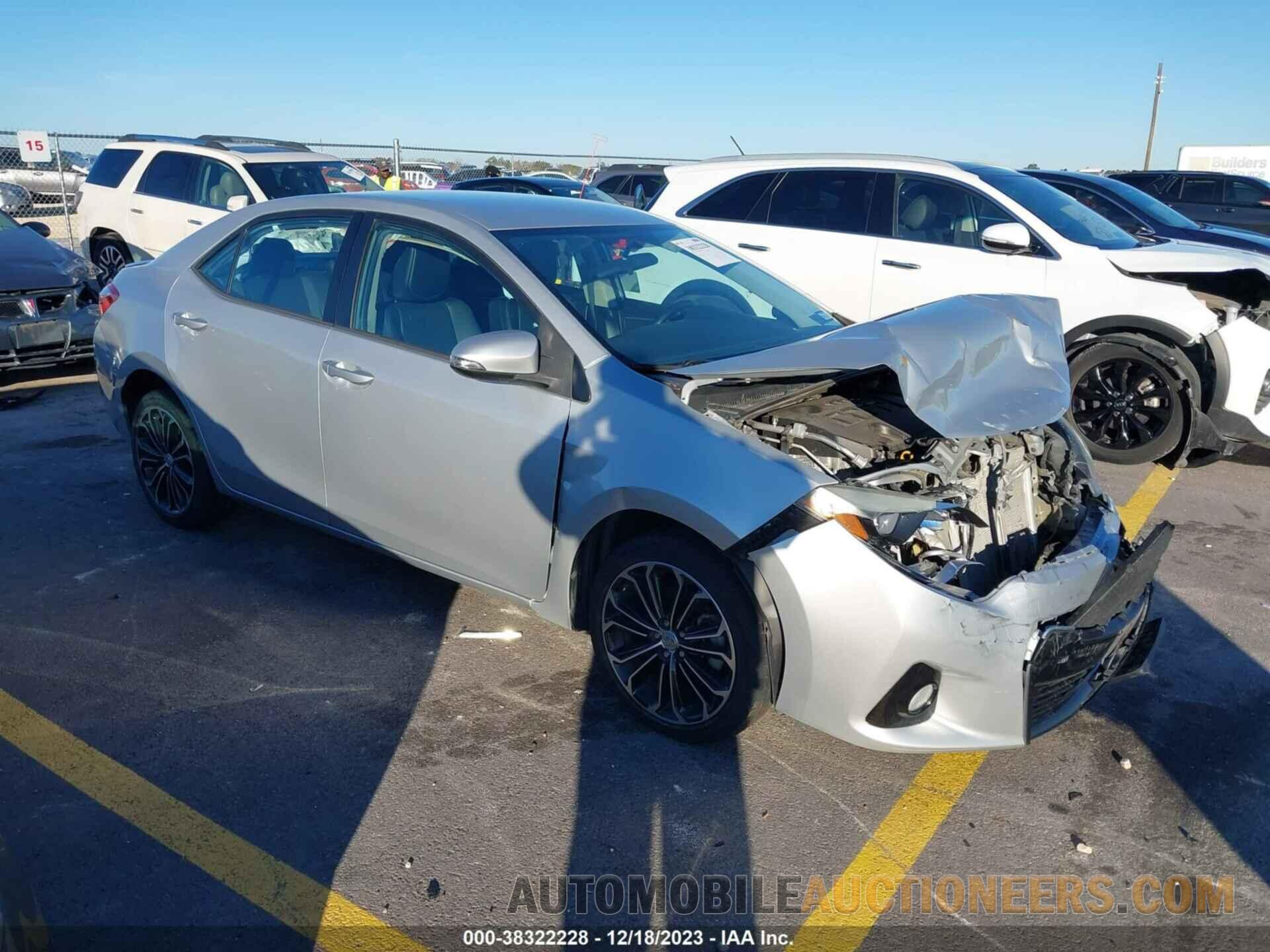 5YFBURHE8FP295929 TOYOTA COROLLA 2015