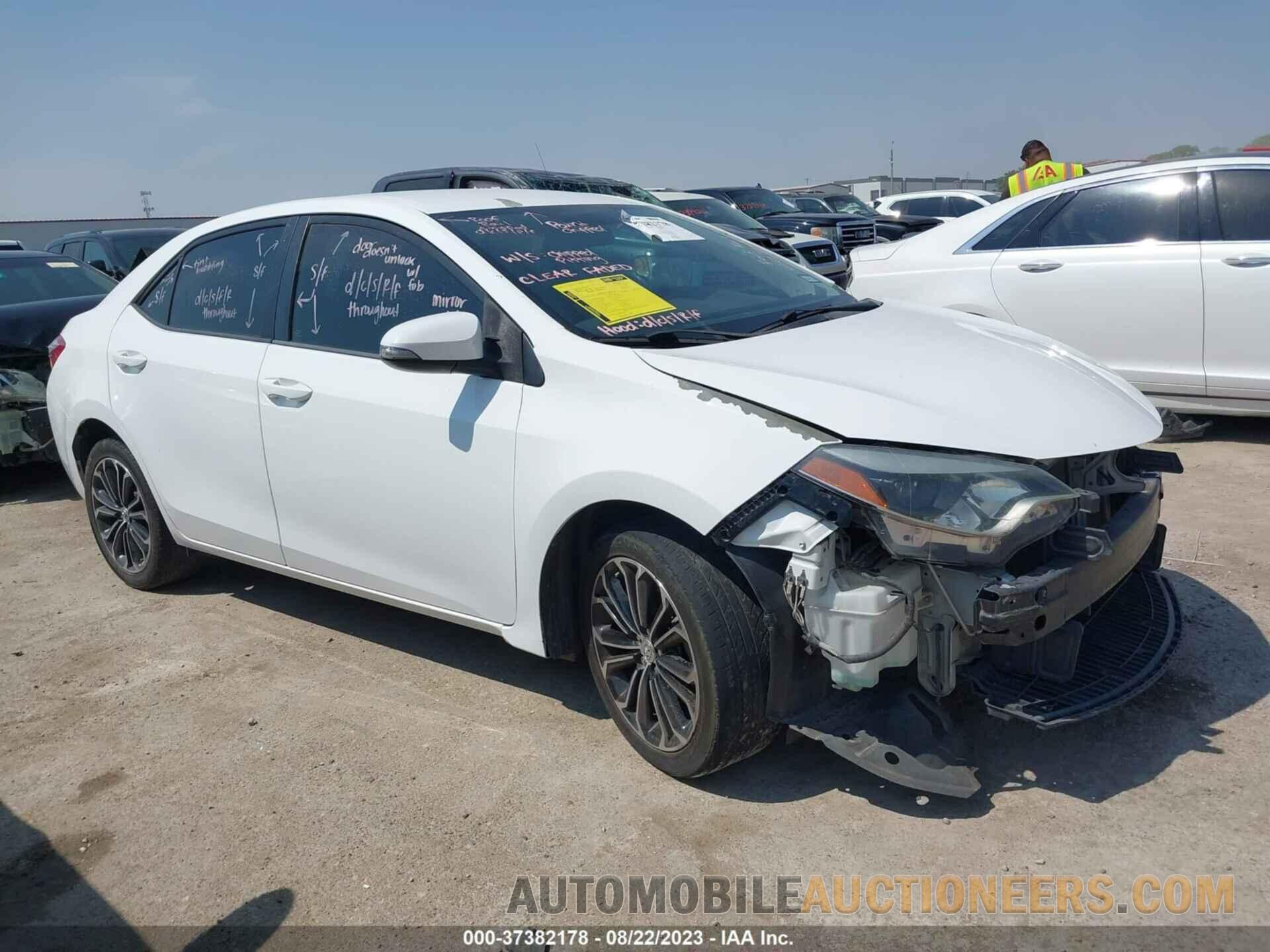 5YFBURHE8FP297793 TOYOTA COROLLA 2015