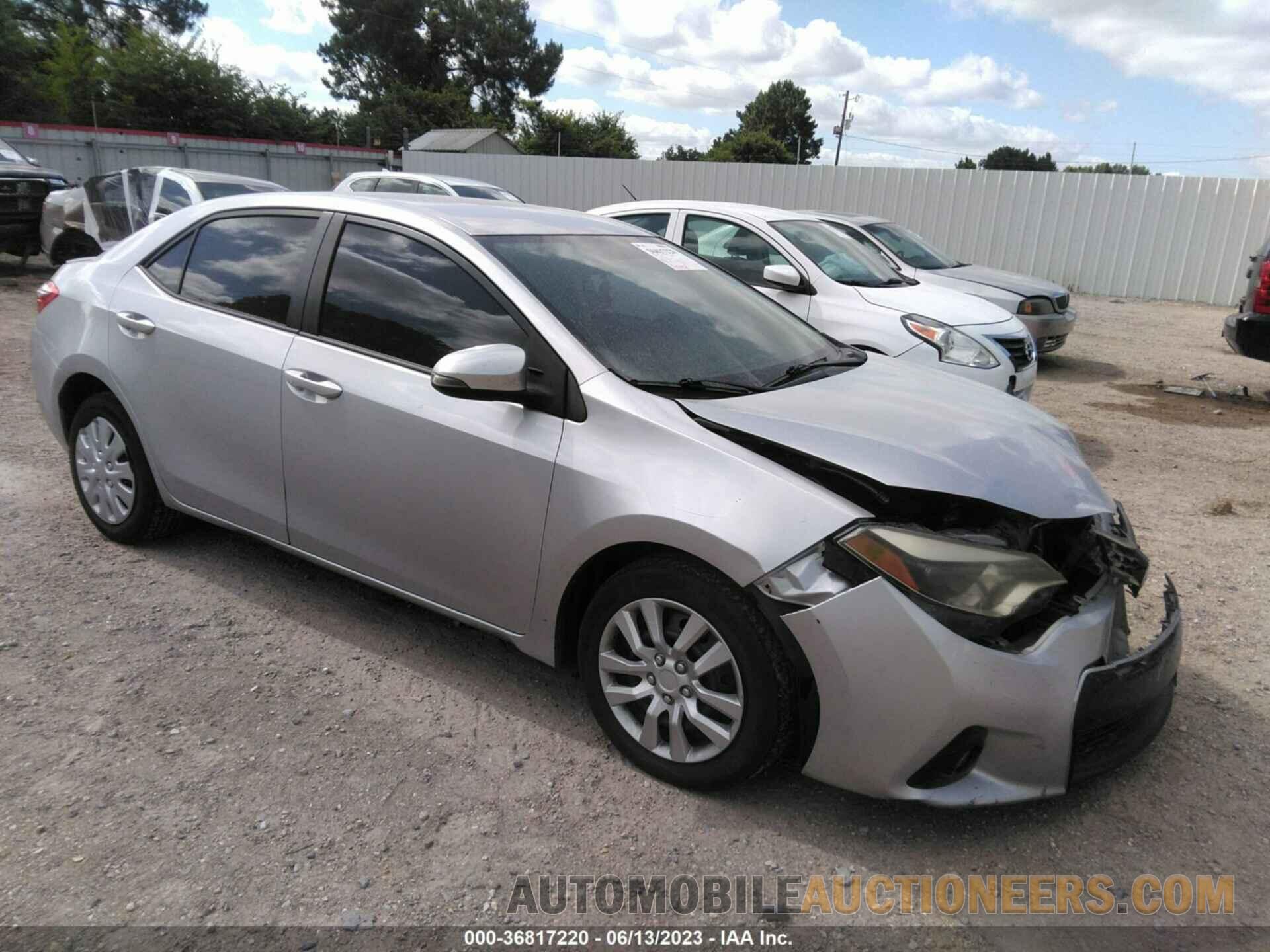 5YFBURHE8FP299818 TOYOTA COROLLA 2015