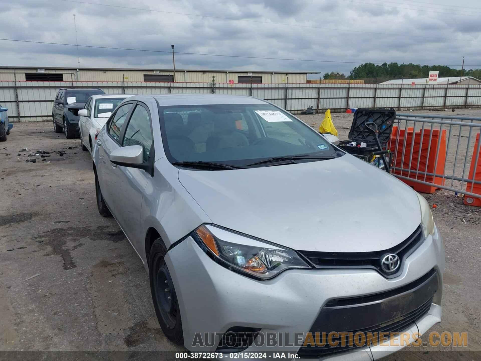 5YFBURHE8FP304158 TOYOTA COROLLA 2015