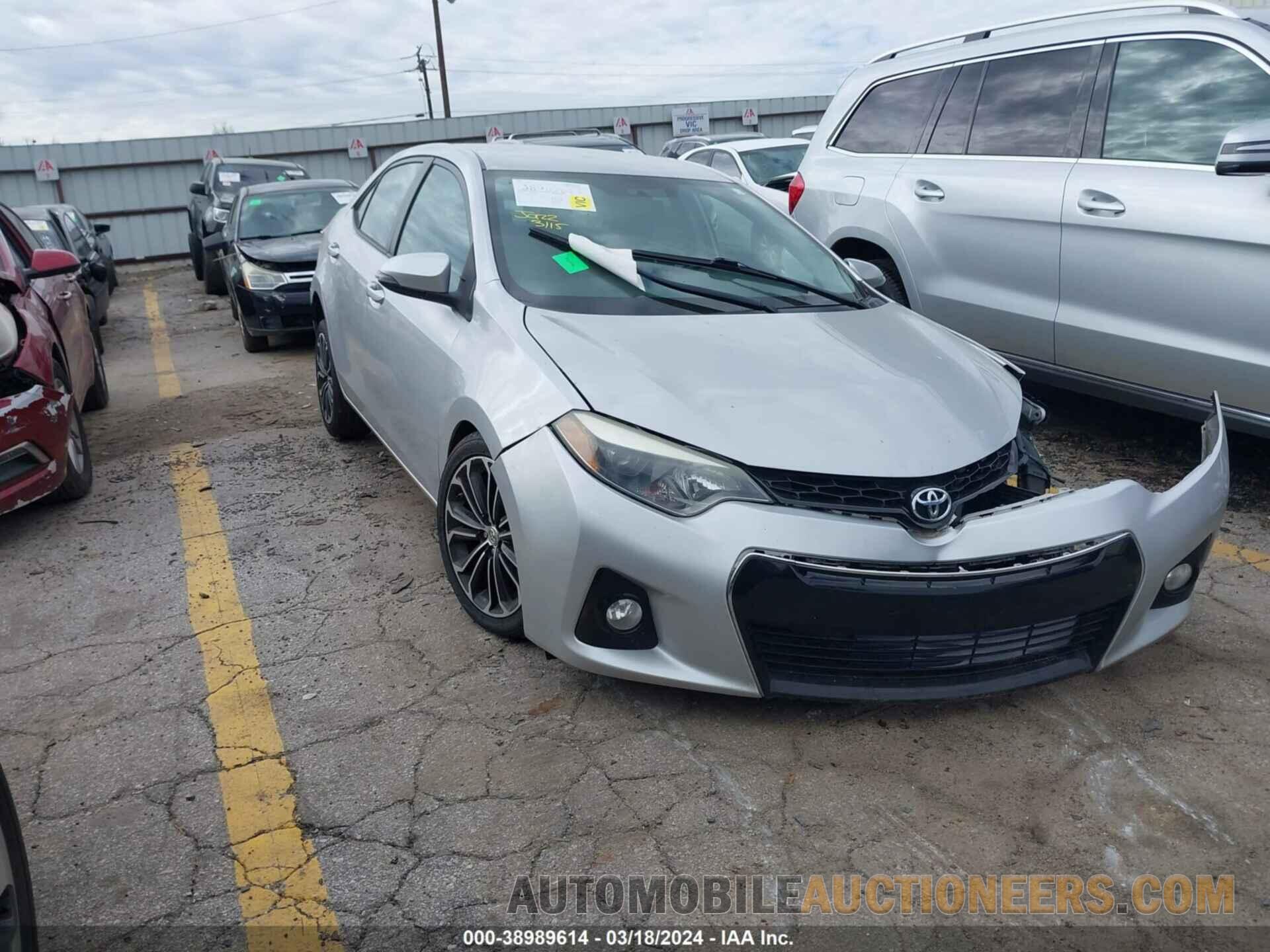 5YFBURHE8FP345860 TOYOTA COROLLA 2015