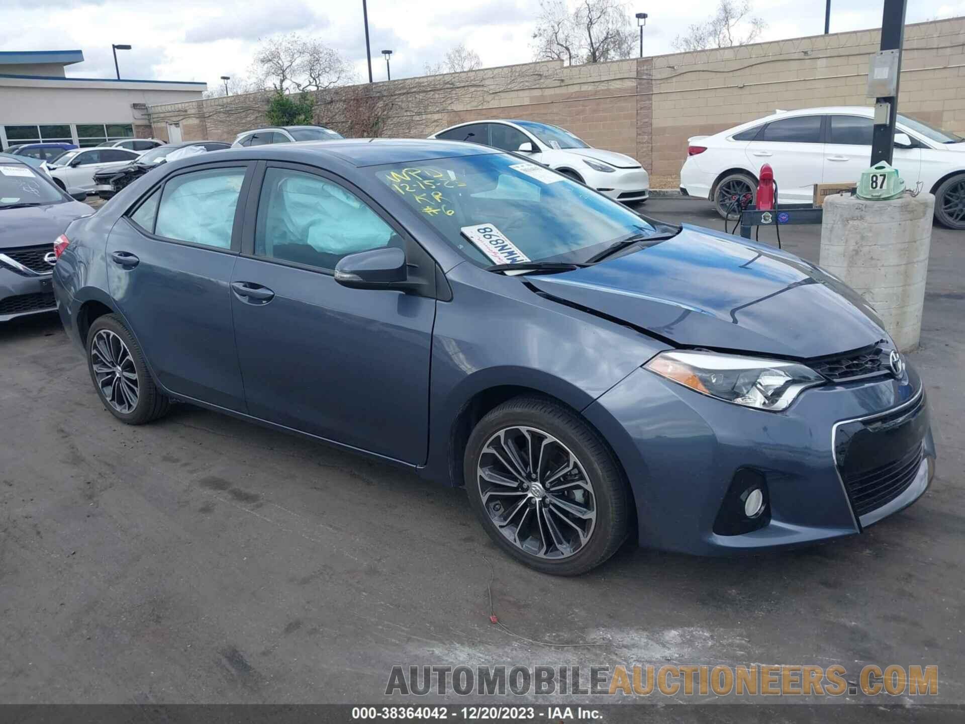 5YFBURHE8FP352646 TOYOTA COROLLA 2015