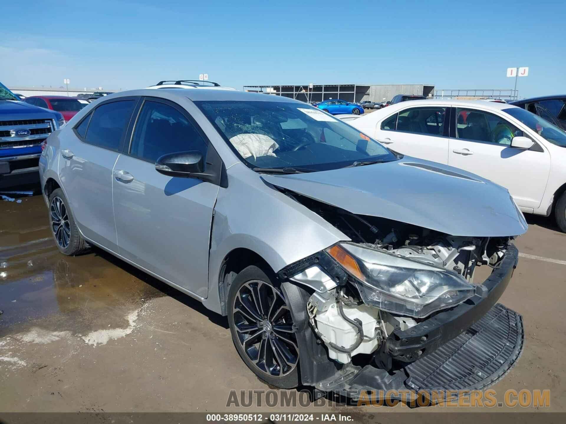 5YFBURHE8FP357605 TOYOTA COROLLA 2015