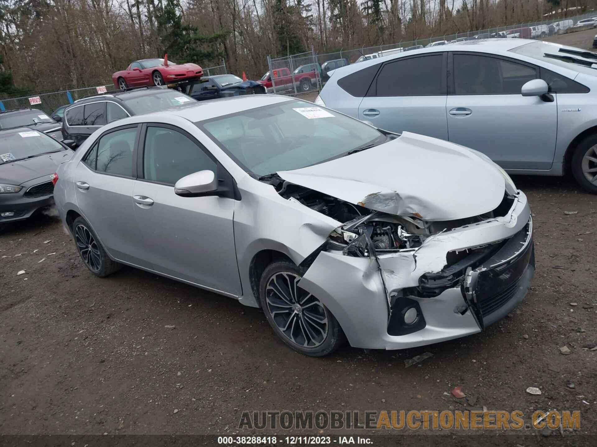 5YFBURHE8GP372185 TOYOTA COROLLA 2016