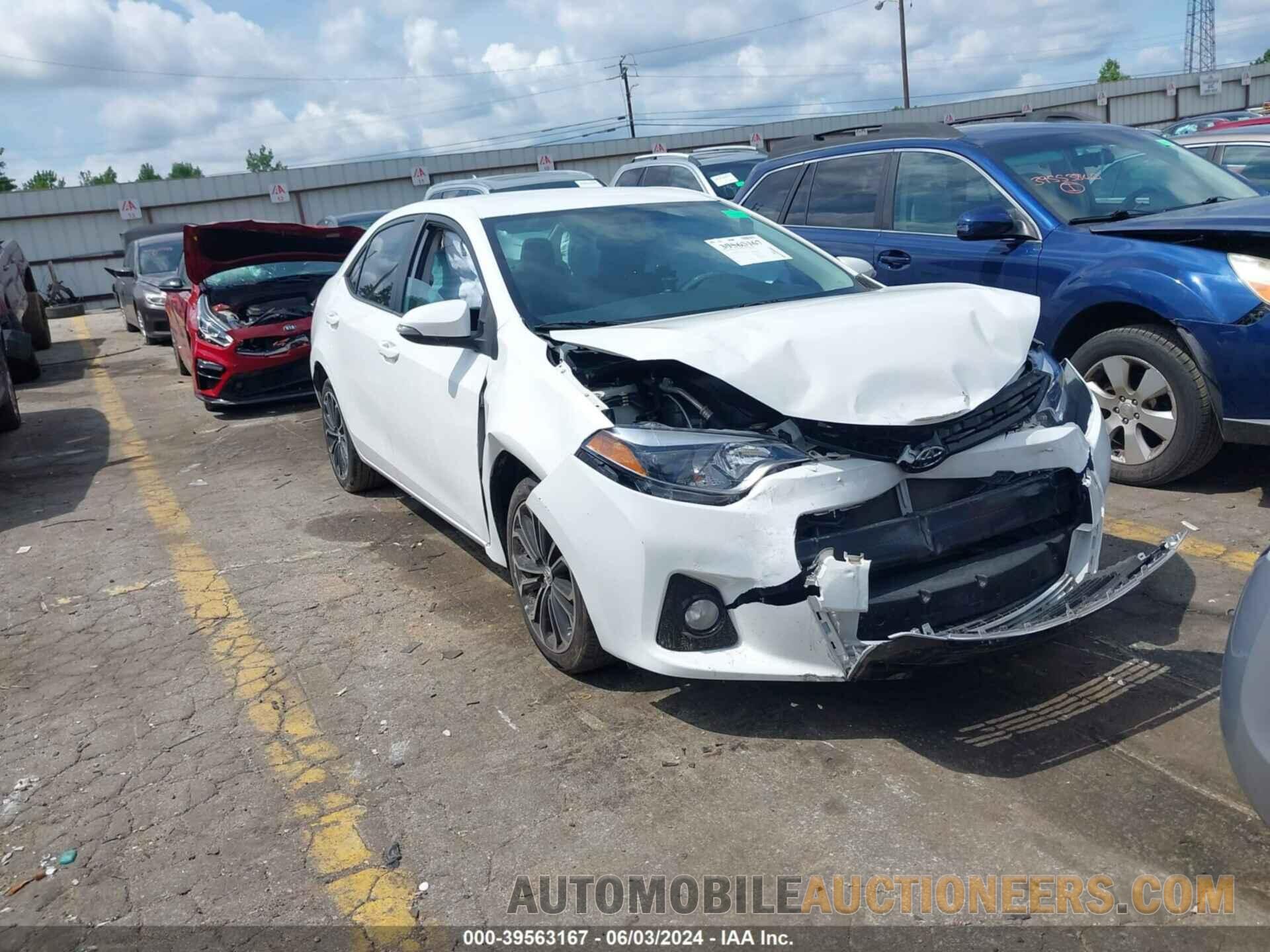 5YFBURHE8GP375829 TOYOTA COROLLA 2016