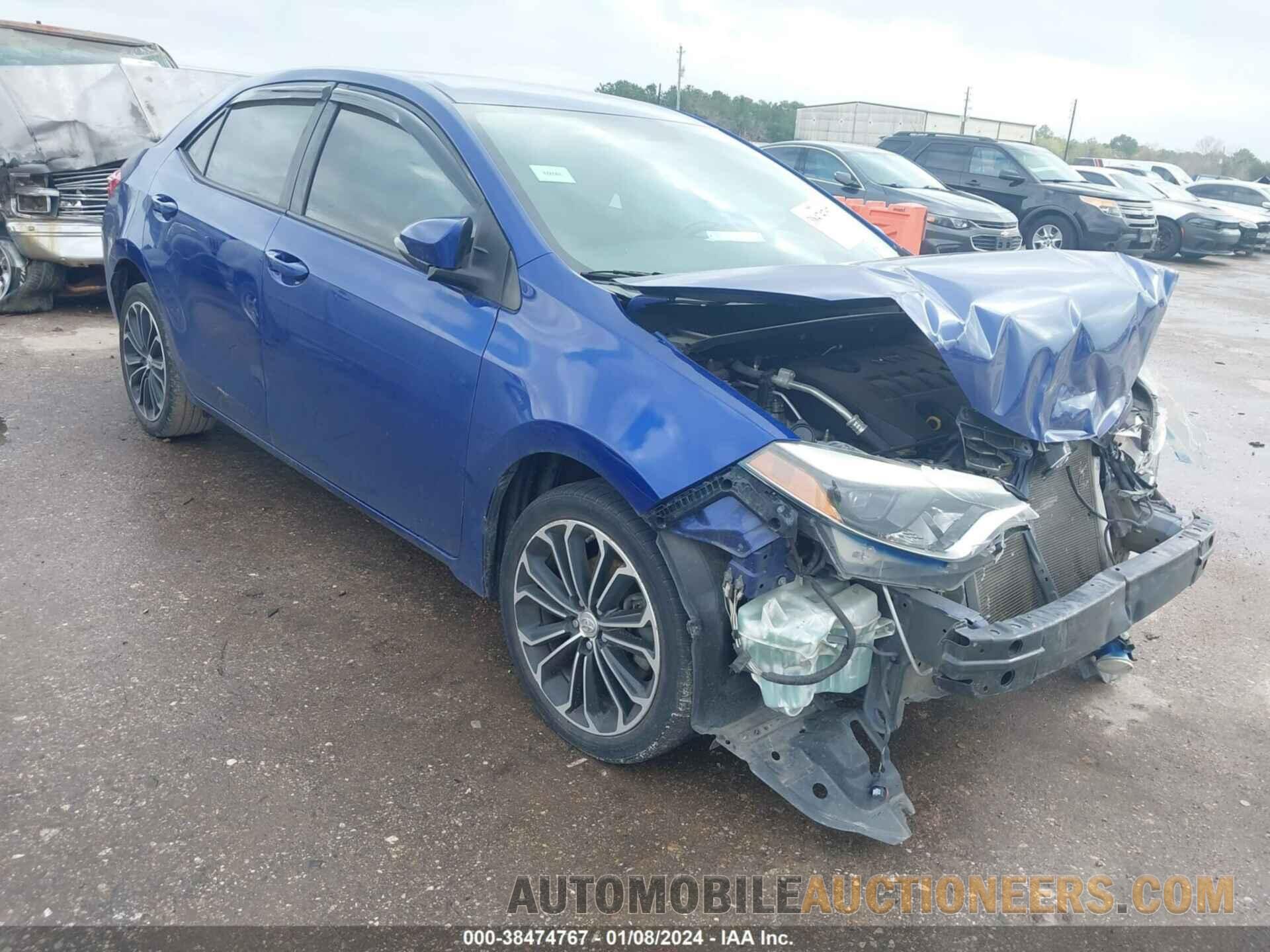 5YFBURHE8GP406383 TOYOTA COROLLA 2016