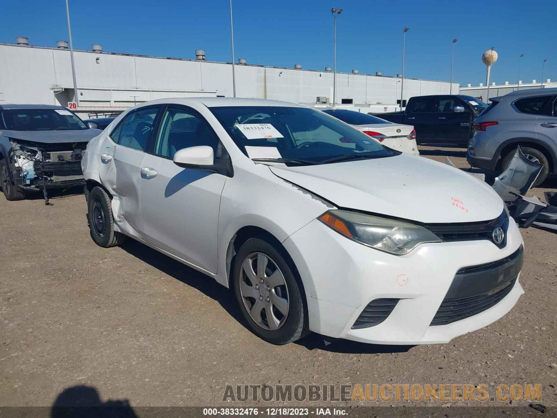 5YFBURHE8GP409994 TOYOTA COROLLA 2016