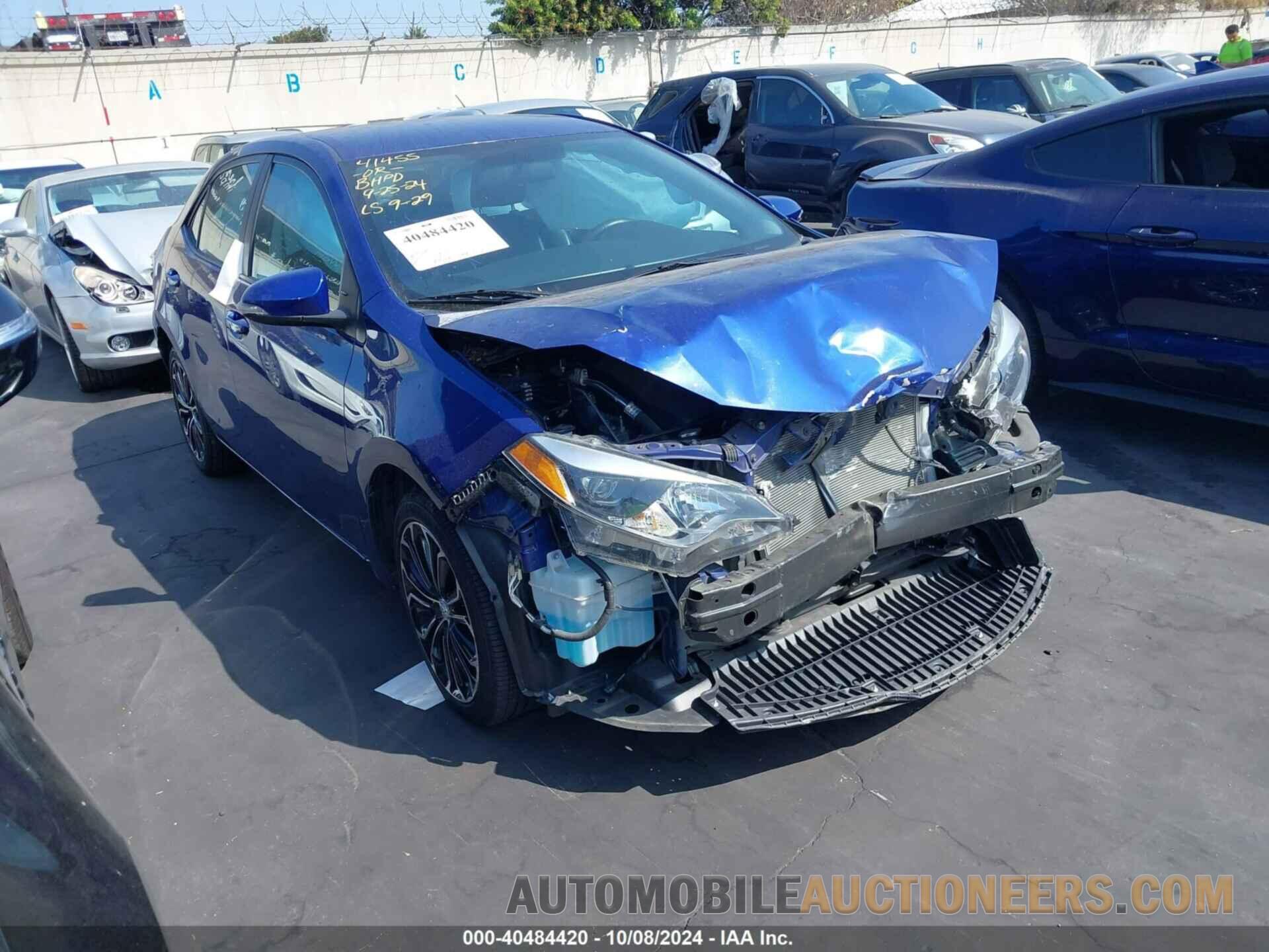 5YFBURHE8GP437262 TOYOTA COROLLA 2016