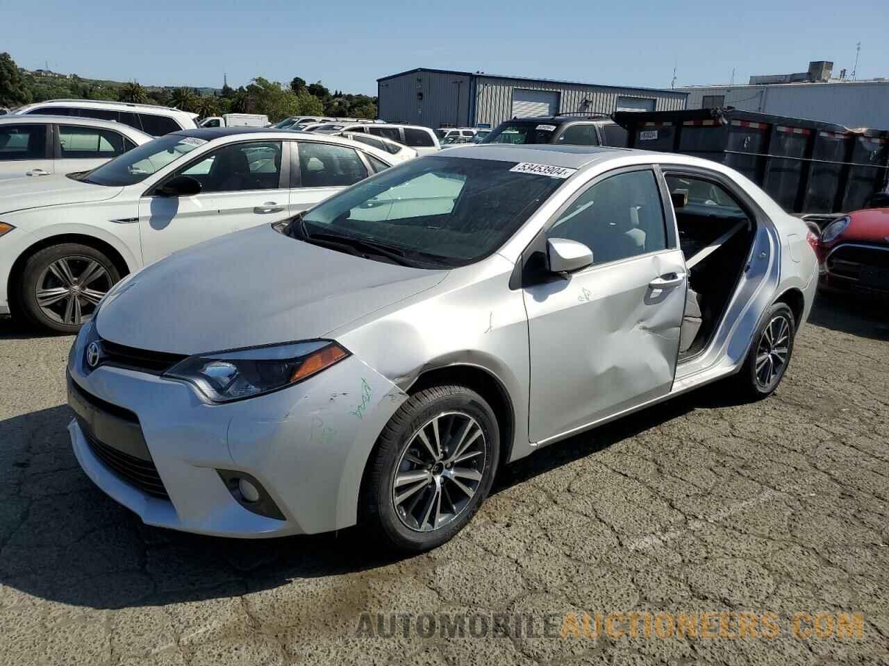 5YFBURHE8GP491046 TOYOTA COROLLA 2016