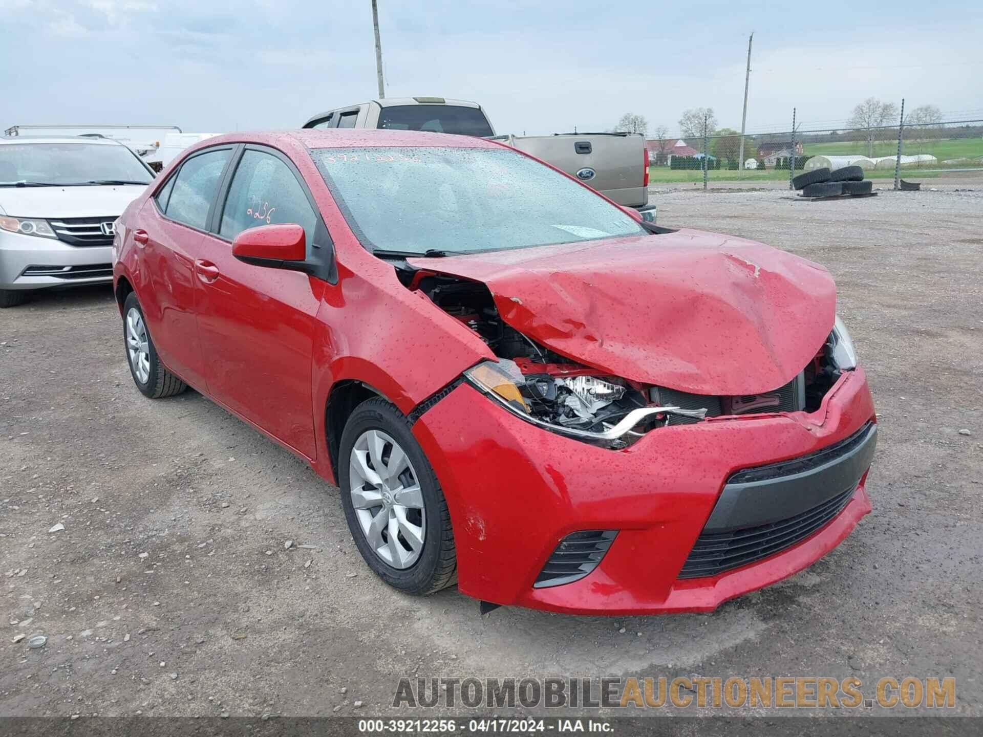 5YFBURHE8GP516298 TOYOTA COROLLA 2016