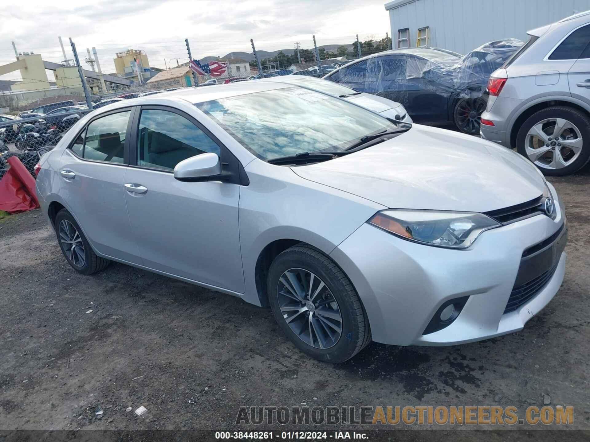 5YFBURHE8GP531125 TOYOTA COROLLA 2016