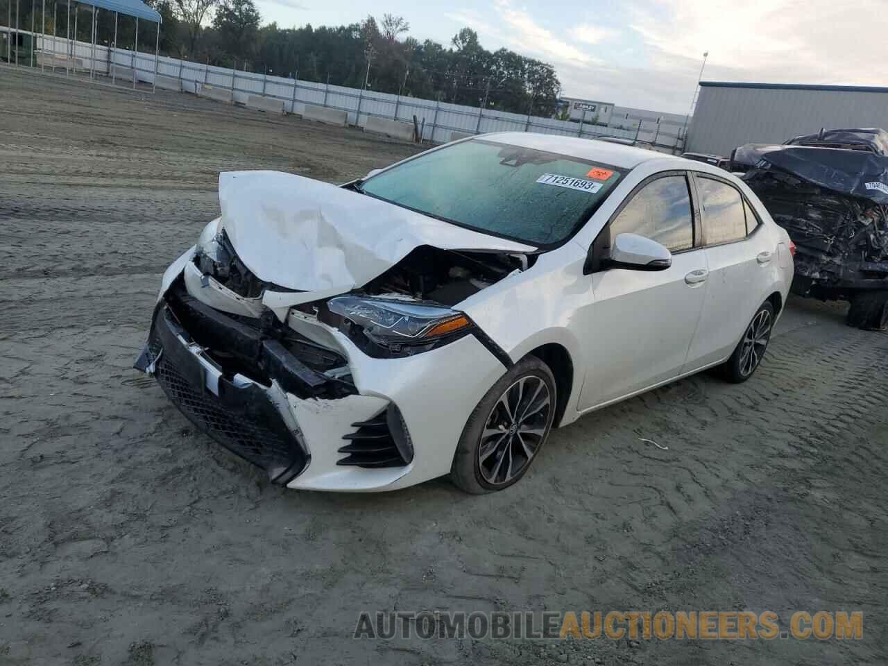 5YFBURHE8KP859783 TOYOTA COROLLA 2019