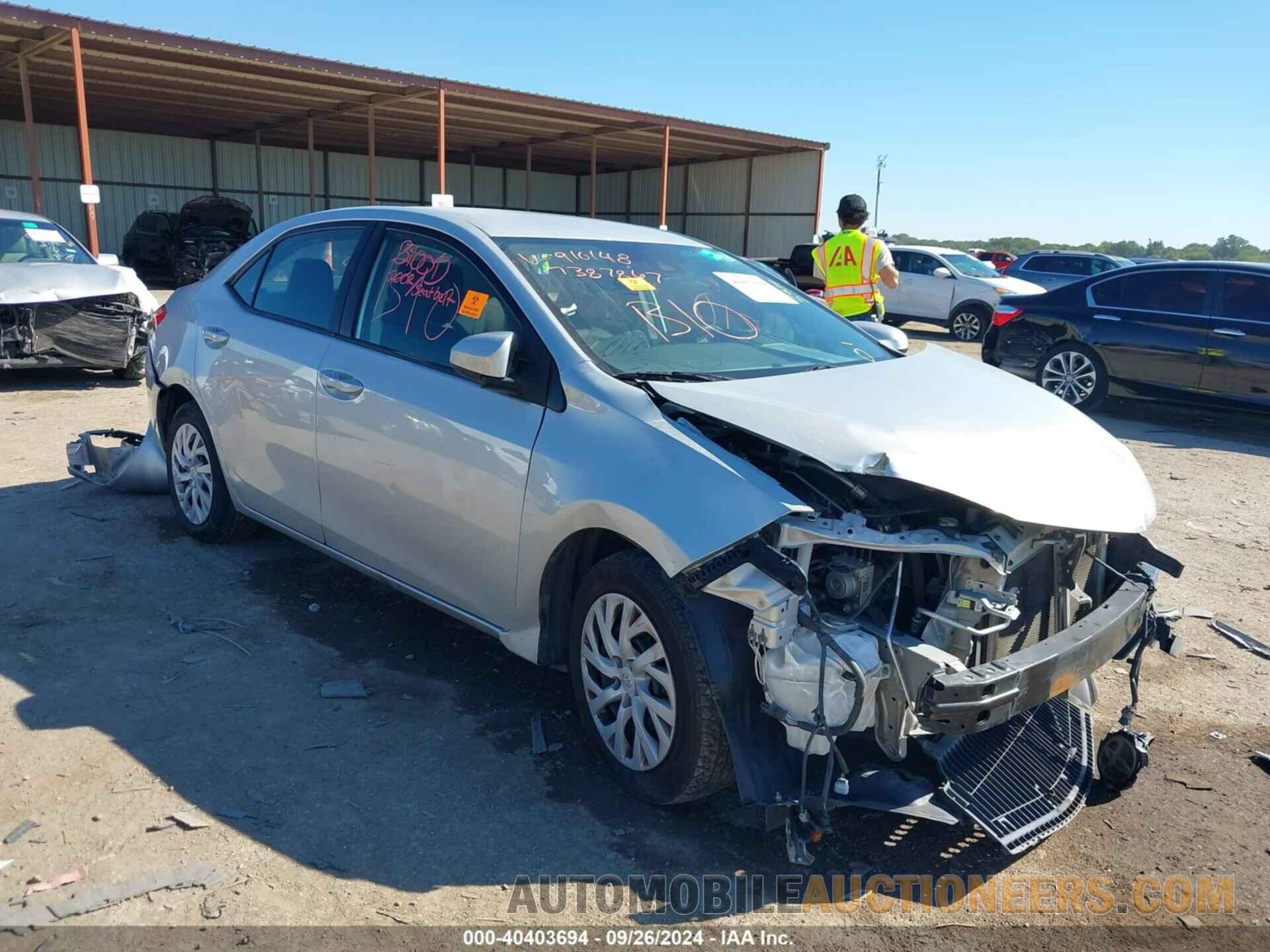 5YFBURHE8KP910148 TOYOTA COROLLA 2019