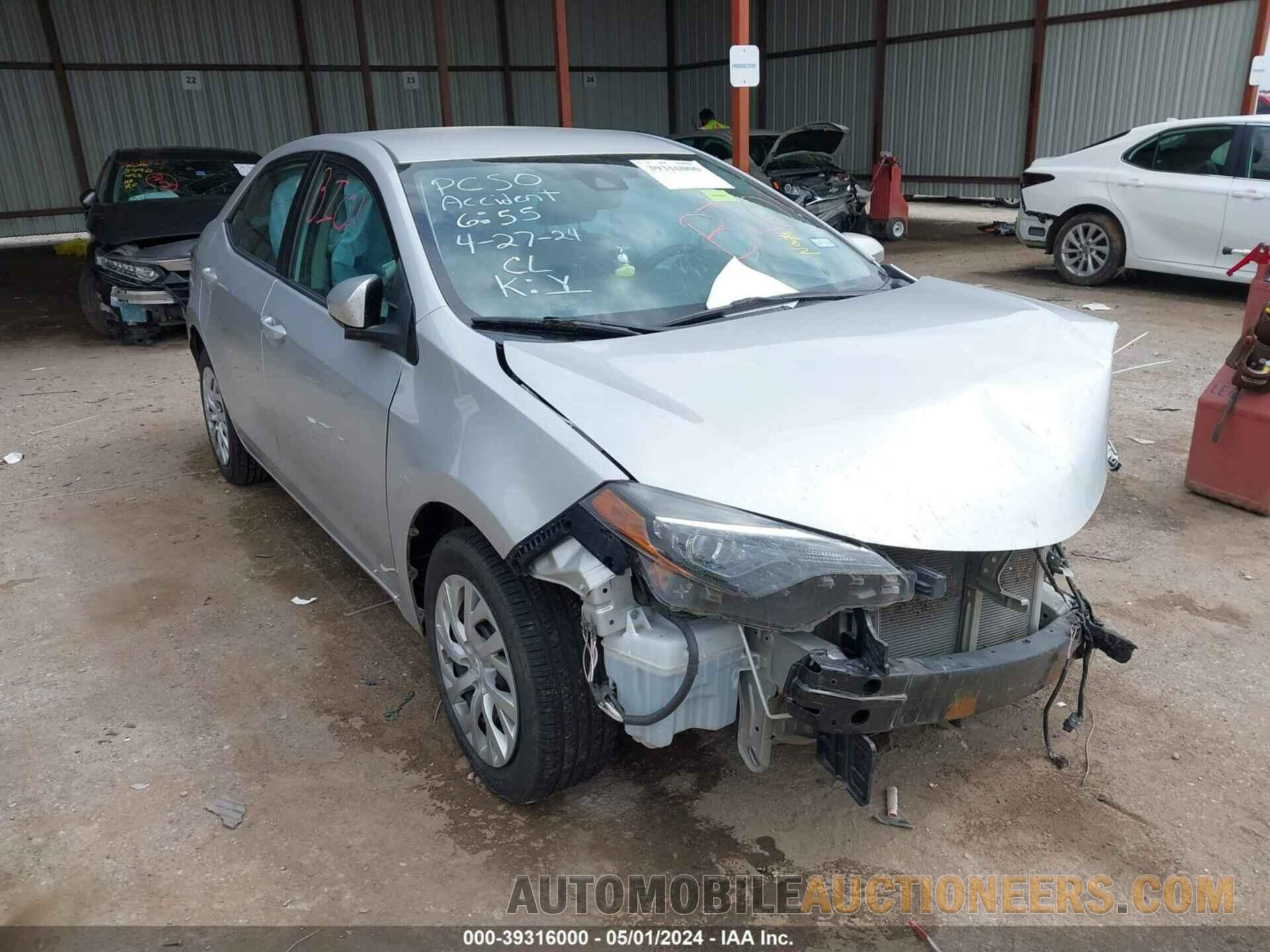 5YFBURHE8KP937463 TOYOTA COROLLA 2019