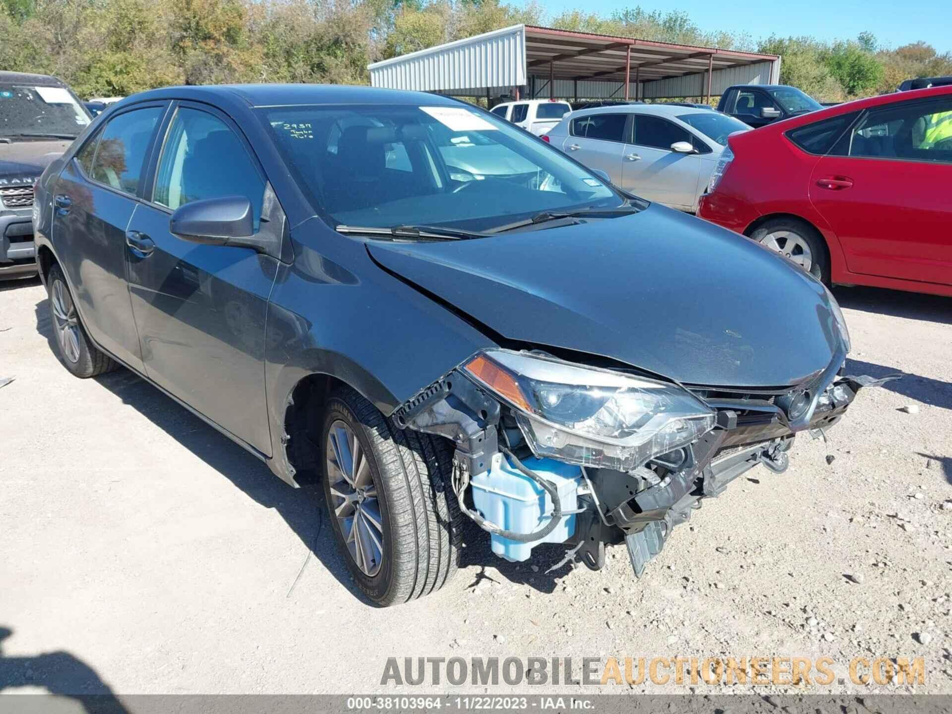 5YFBURHE9FP215165 TOYOTA COROLLA 2015