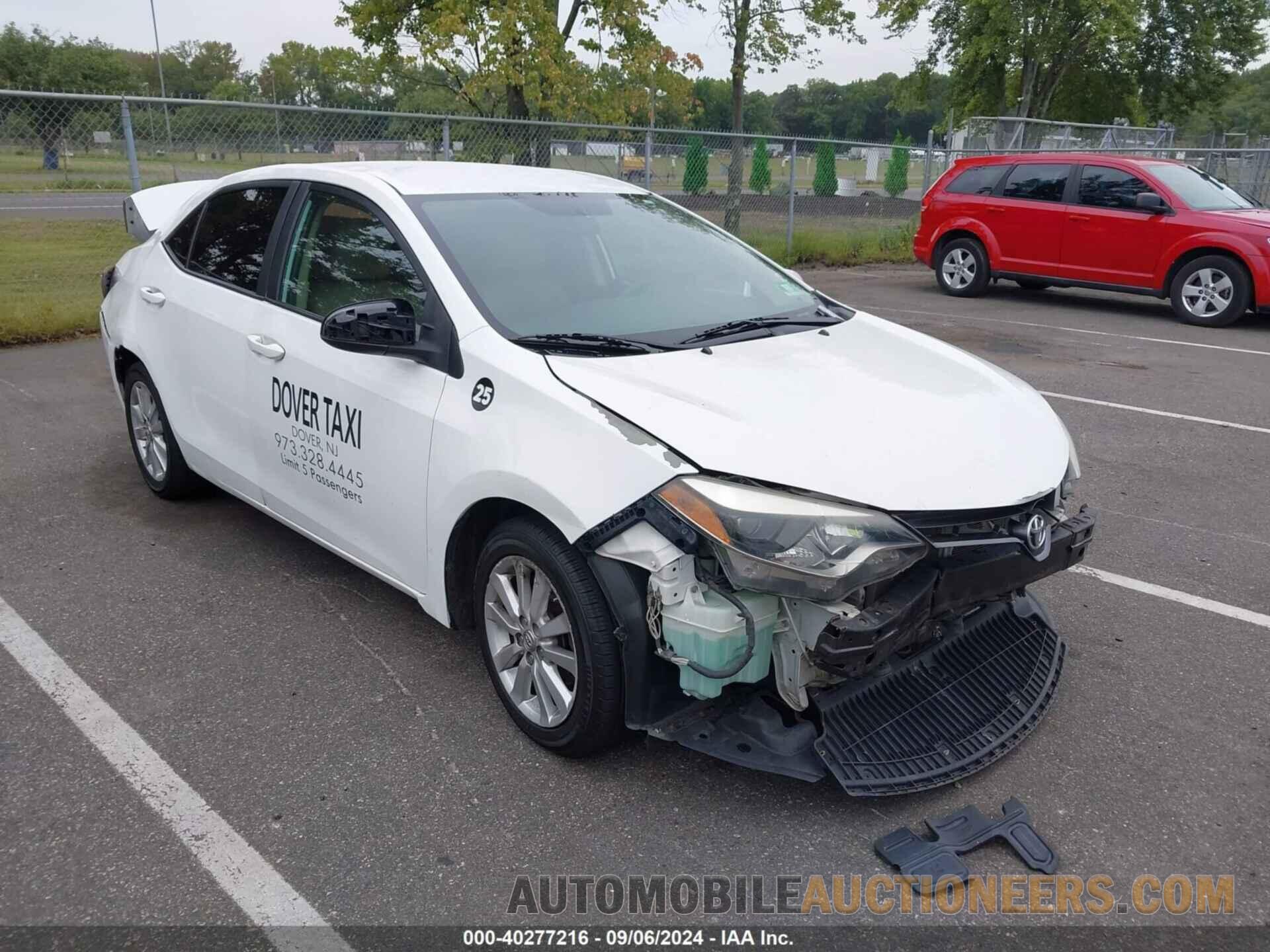 5YFBURHE9FP235724 TOYOTA COROLLA 2015