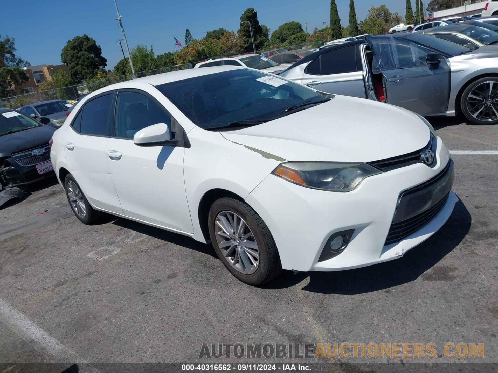 5YFBURHE9FP243502 TOYOTA COROLLA 2015