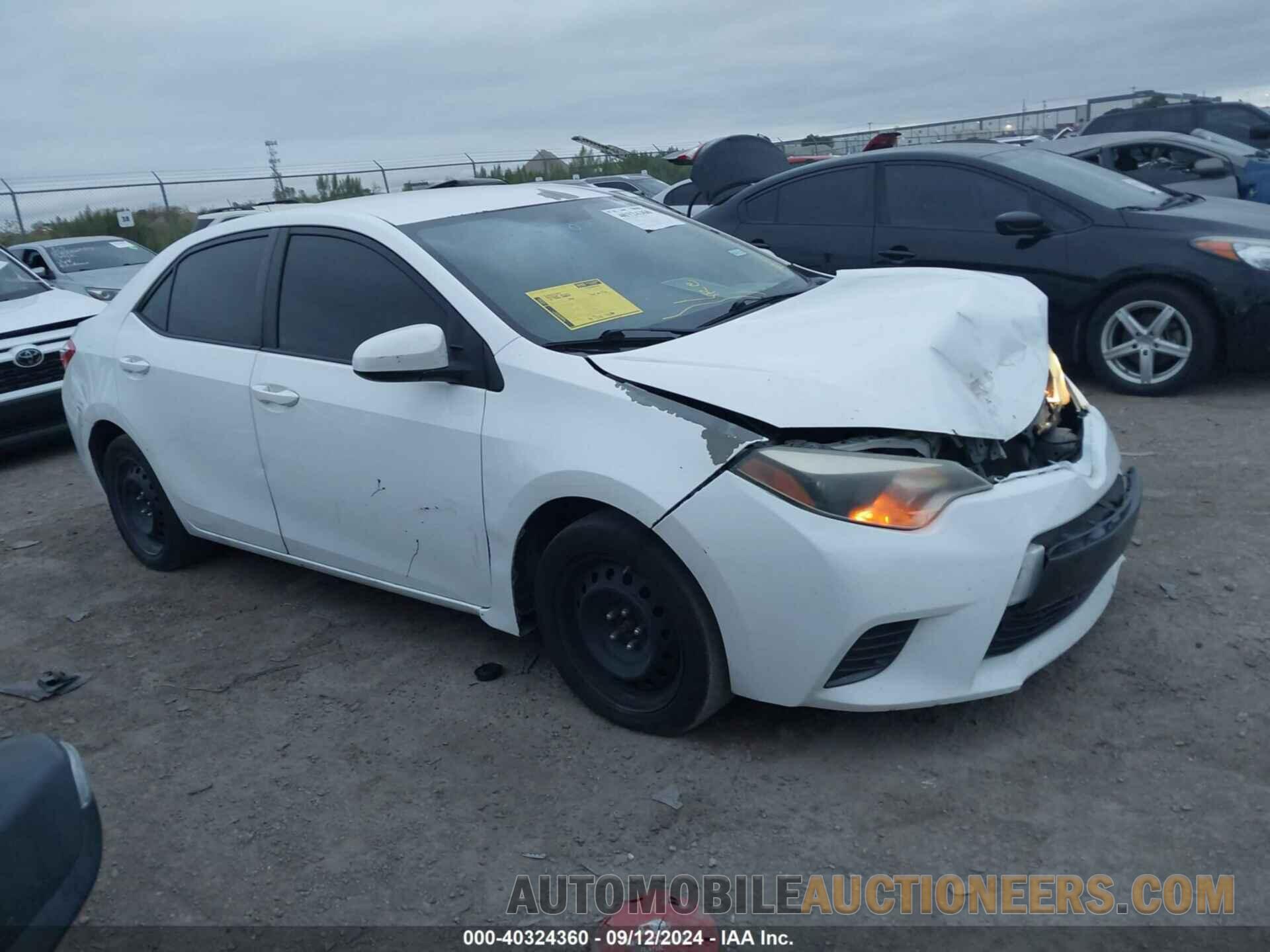 5YFBURHE9FP244262 TOYOTA COROLLA 2015