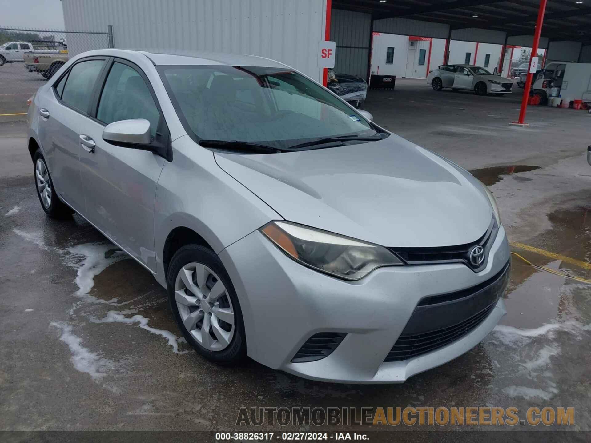 5YFBURHE9FP254645 TOYOTA COROLLA 2015