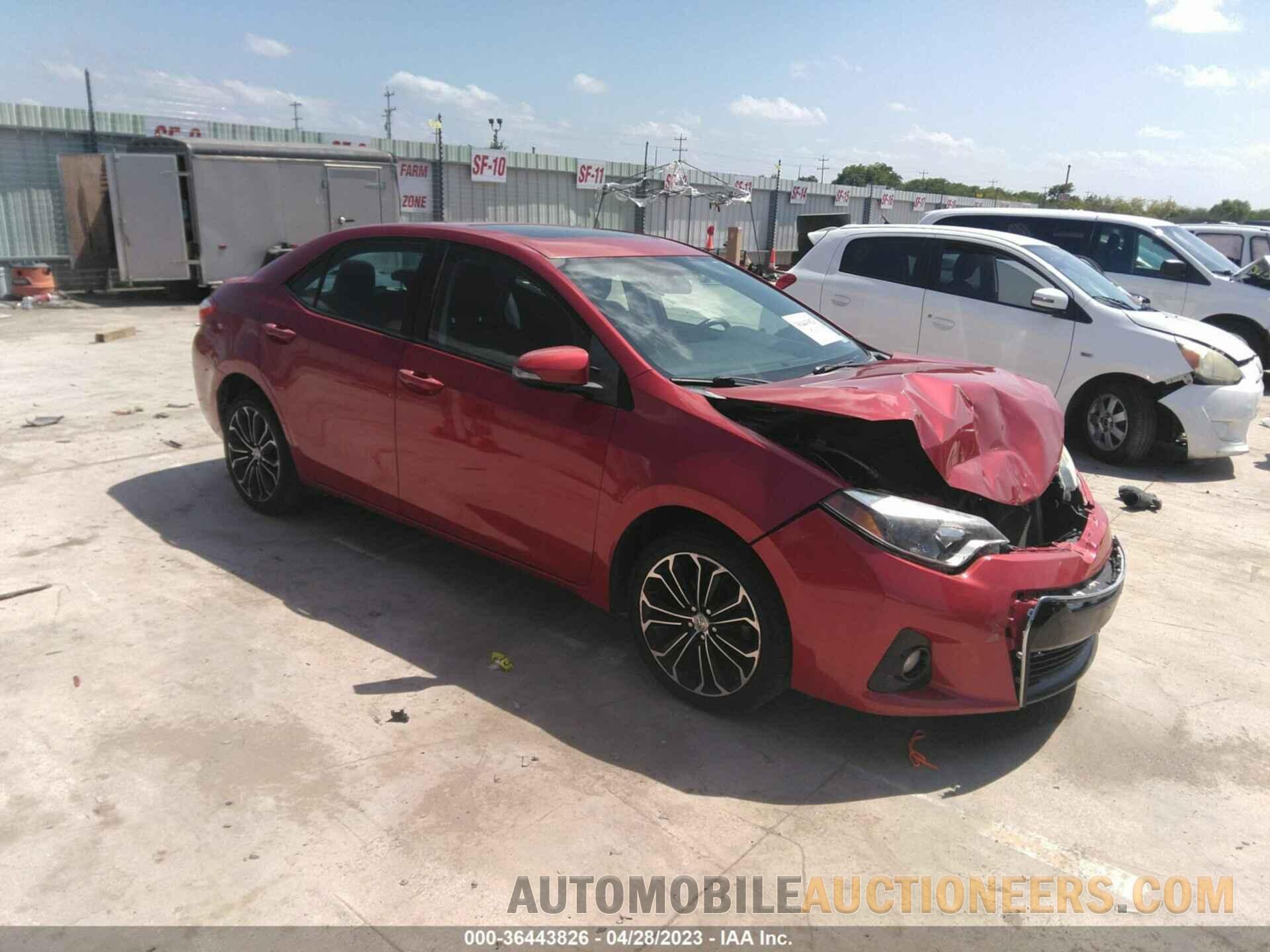 5YFBURHE9FP255357 TOYOTA COROLLA 2015