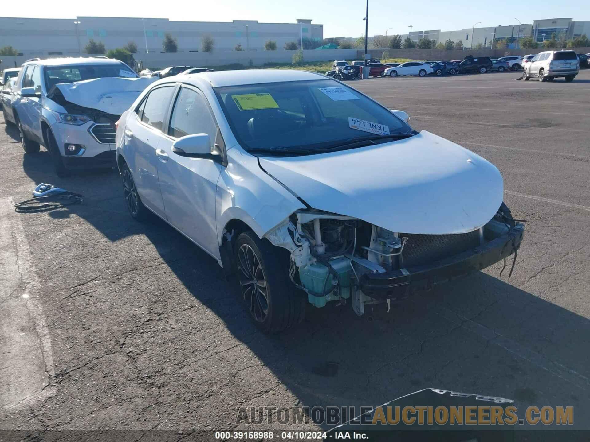 5YFBURHE9FP257903 TOYOTA COROLLA 2015