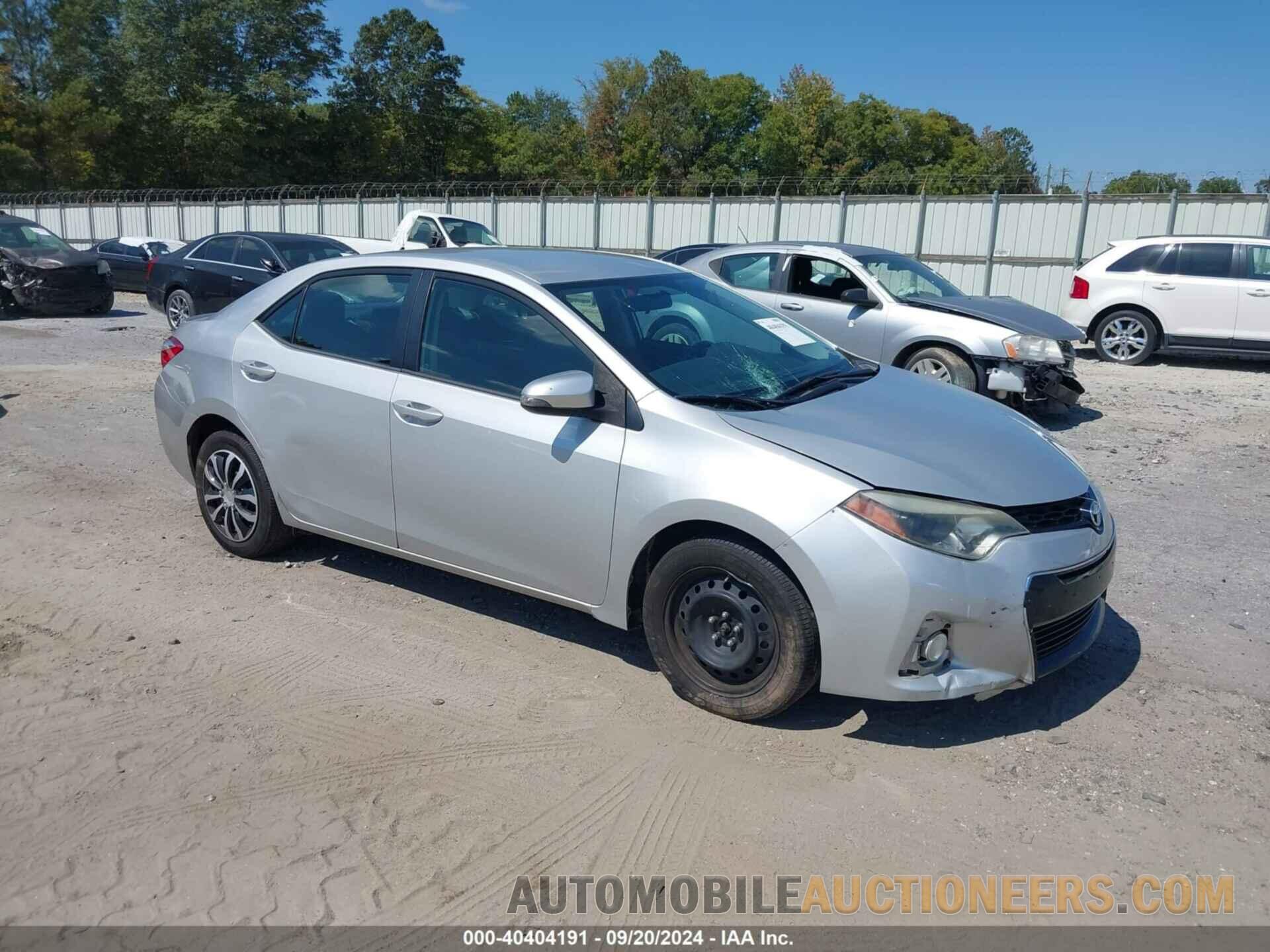 5YFBURHE9FP260624 TOYOTA COROLLA 2015