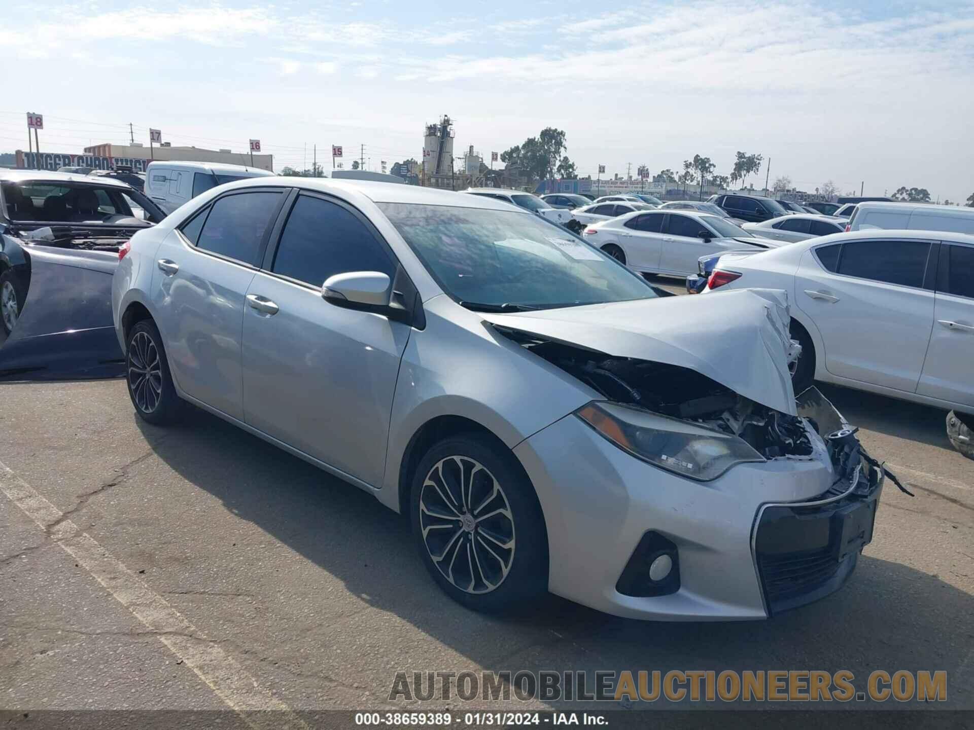 5YFBURHE9FP261837 TOYOTA COROLLA 2015