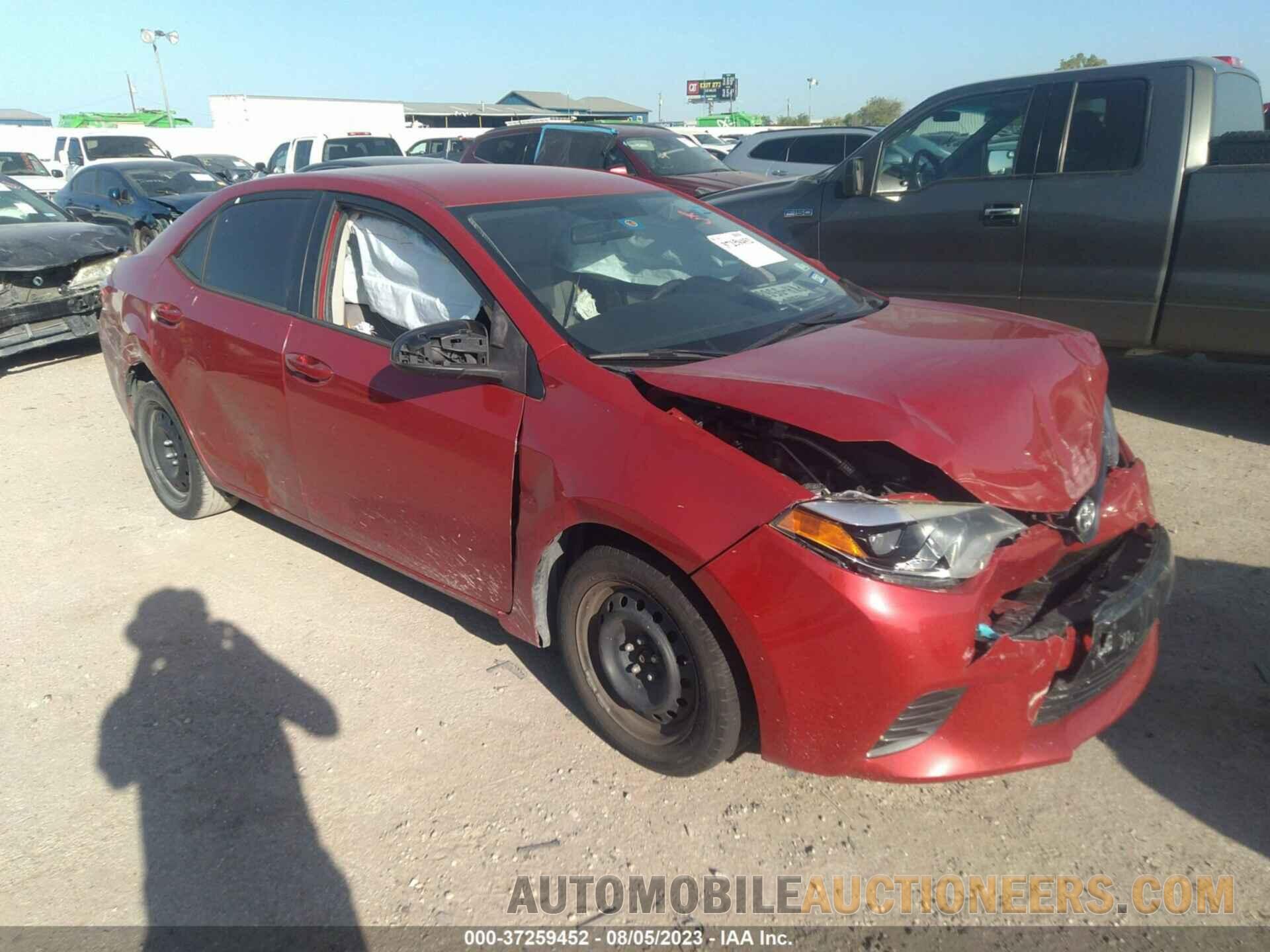 5YFBURHE9FP273129 TOYOTA COROLLA 2015